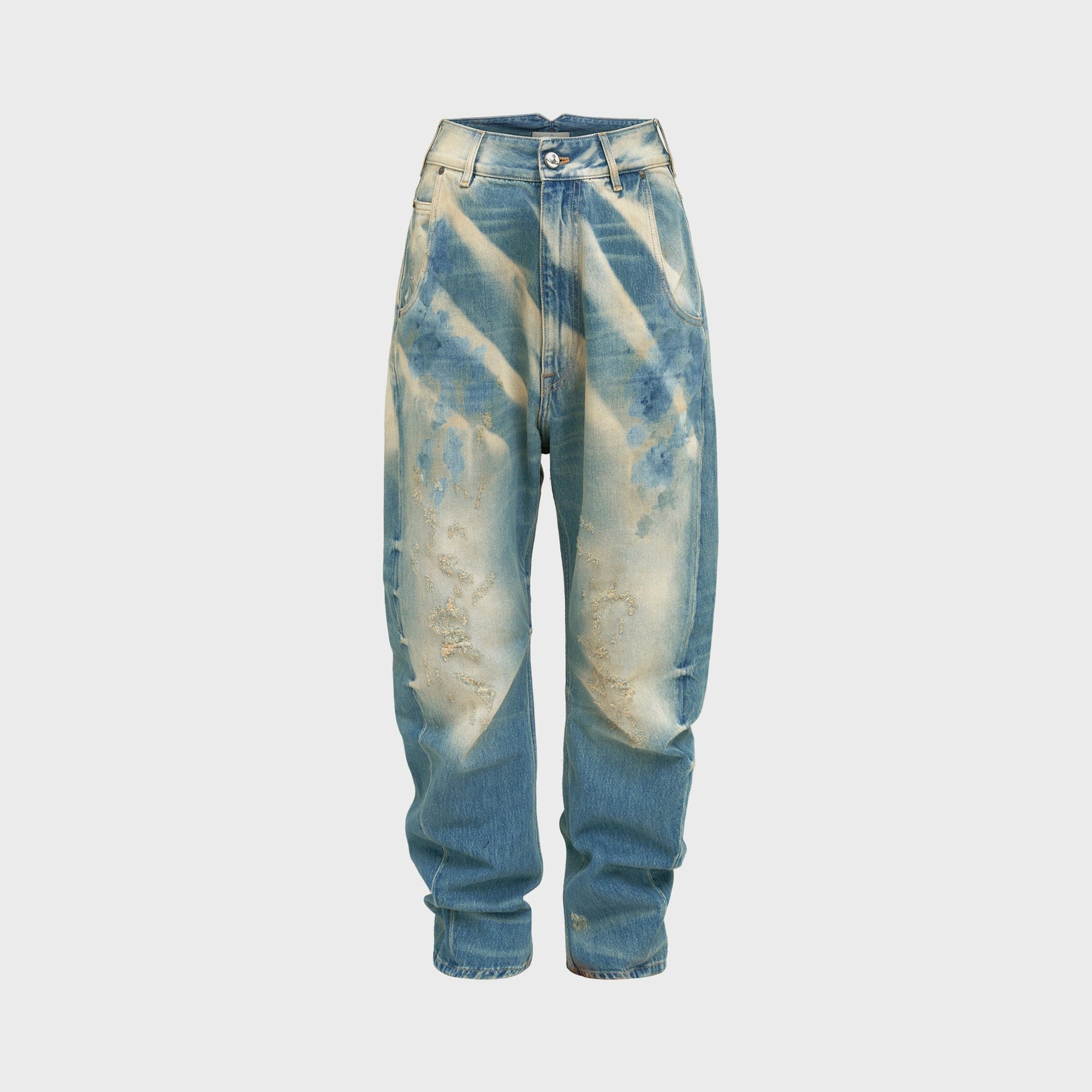 Vivienne Westwood Buckle Back Jeans - Bleach Denim
