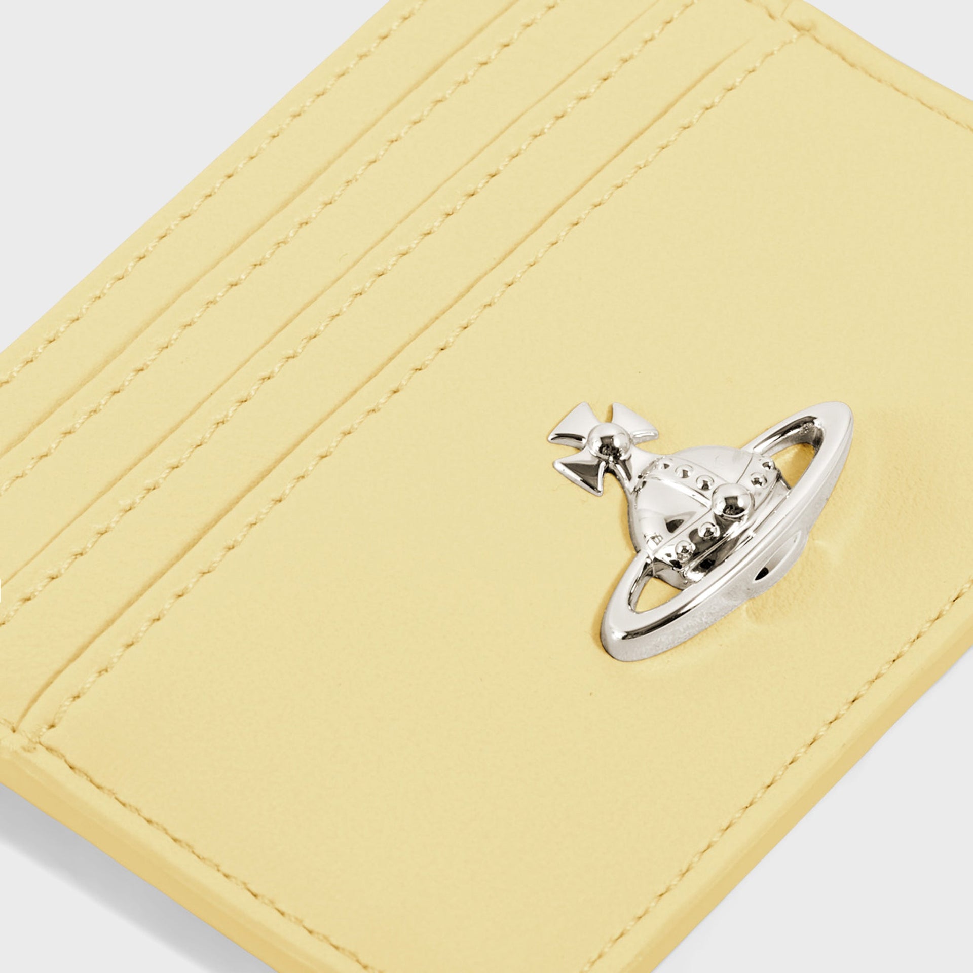Vivienne Westwood Flat Card Holder - Pastel Yellow