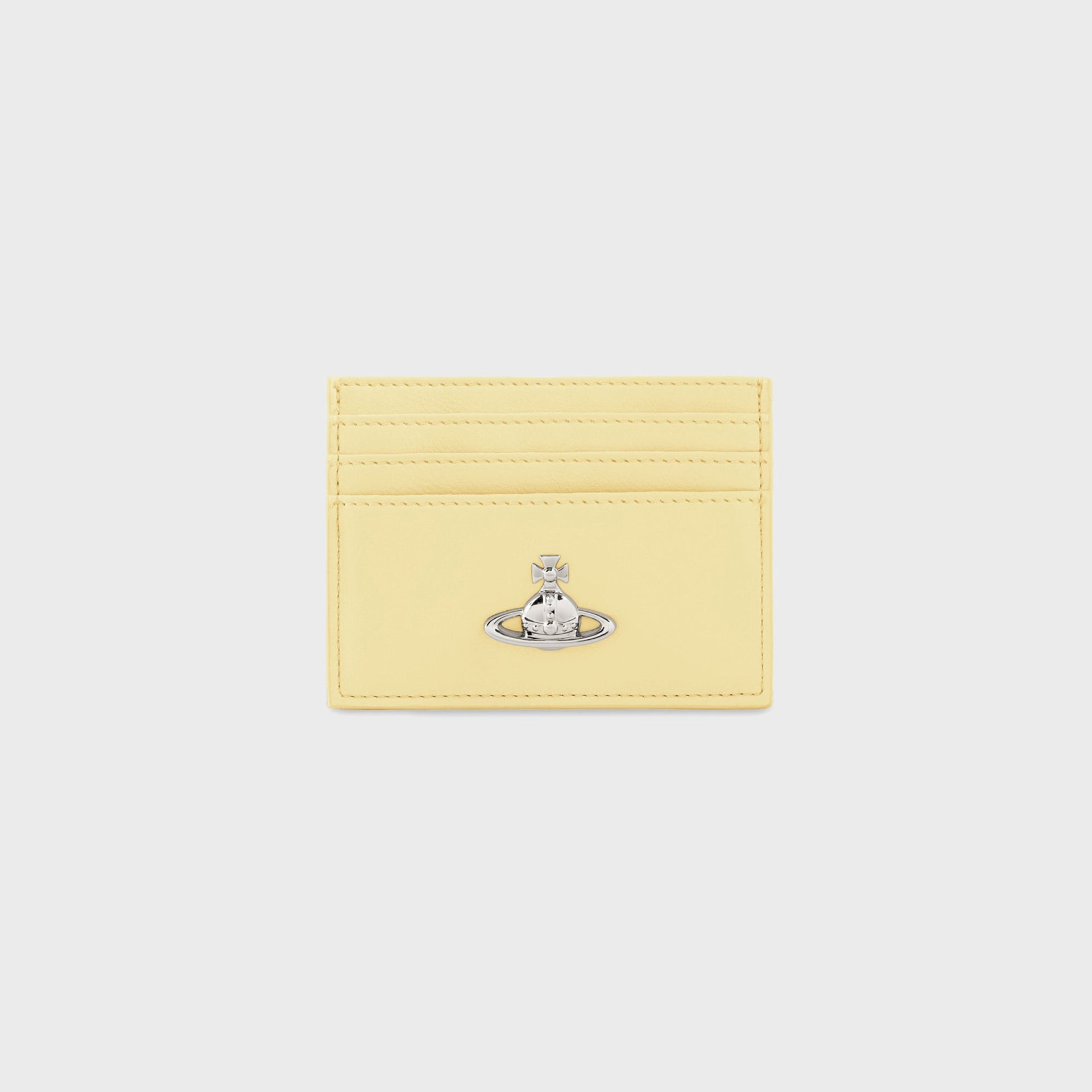 Vivienne Westwood Flat Card Holder - Pastel Yellow