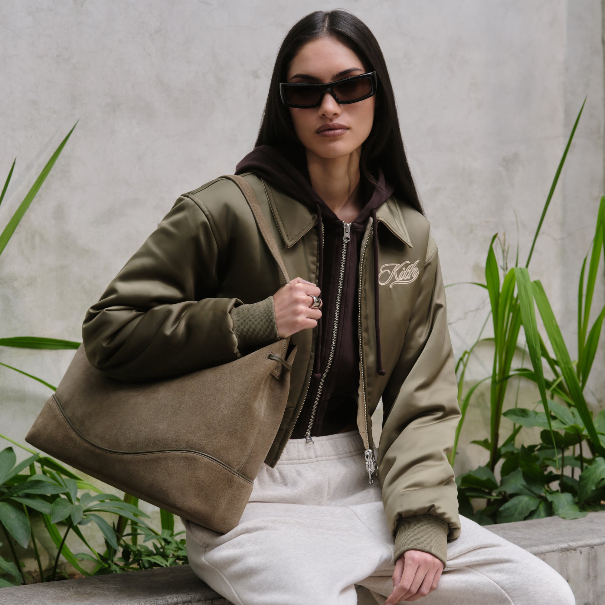 Kith woman ワンピース Kith Women Hunter II Script Quarter Zip - Black