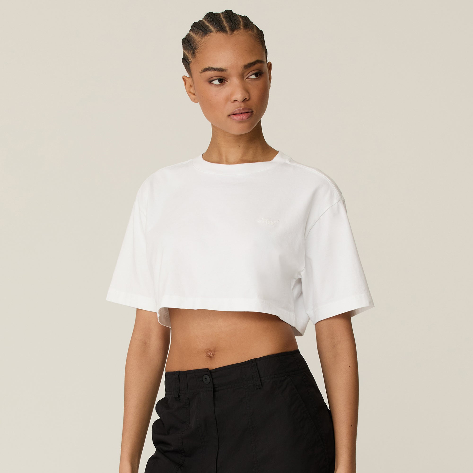 Kith Super Fine Viscose Knit Carrington Tee - Black