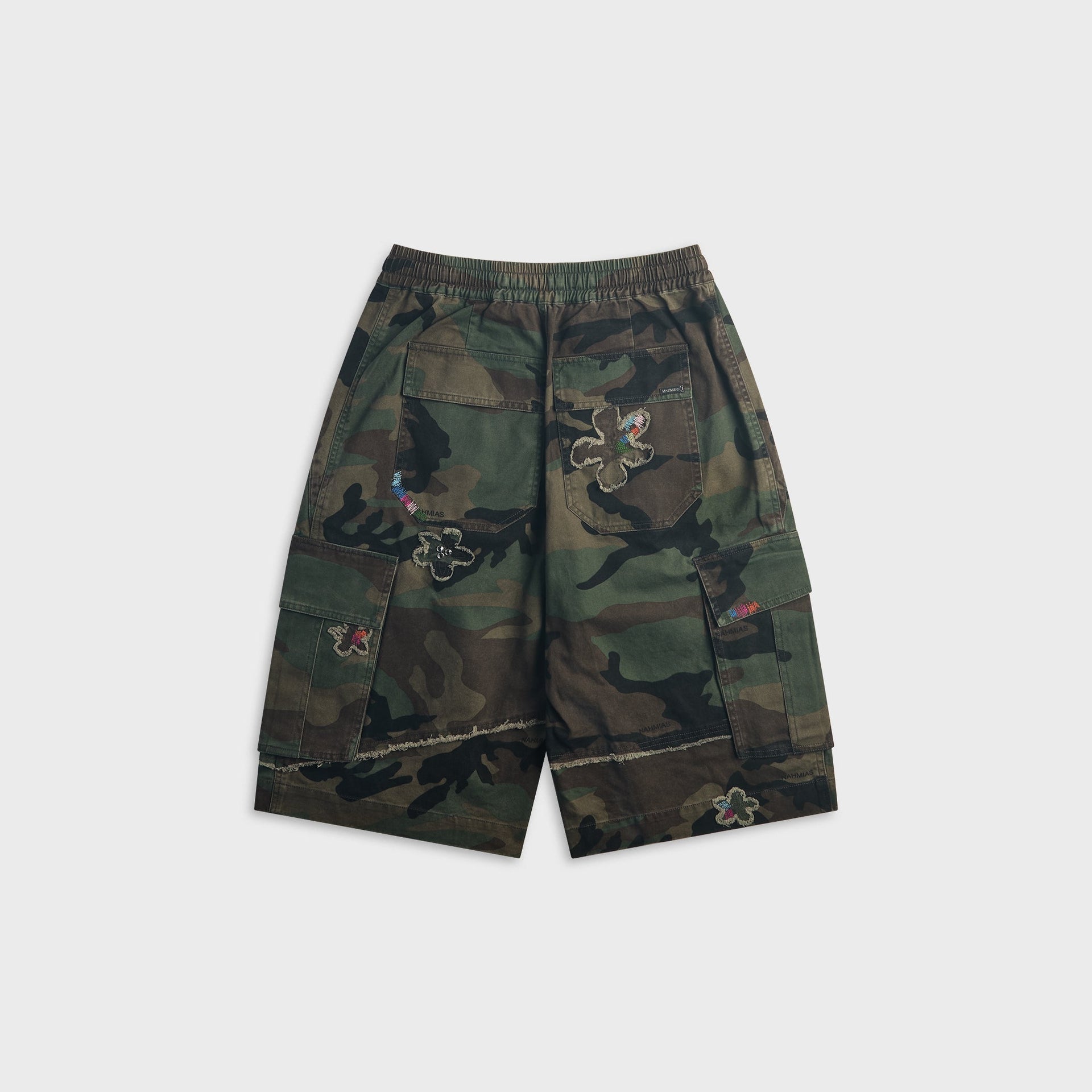 NAHMIAS Floral Patch Crystal Short - Camo