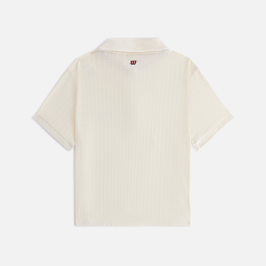 Kith Wilson Essex Sweater Polo Bright White