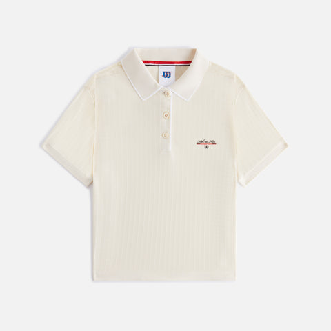 Kith Women for Wilson Essex Sweater Polo - White Alyssum PH