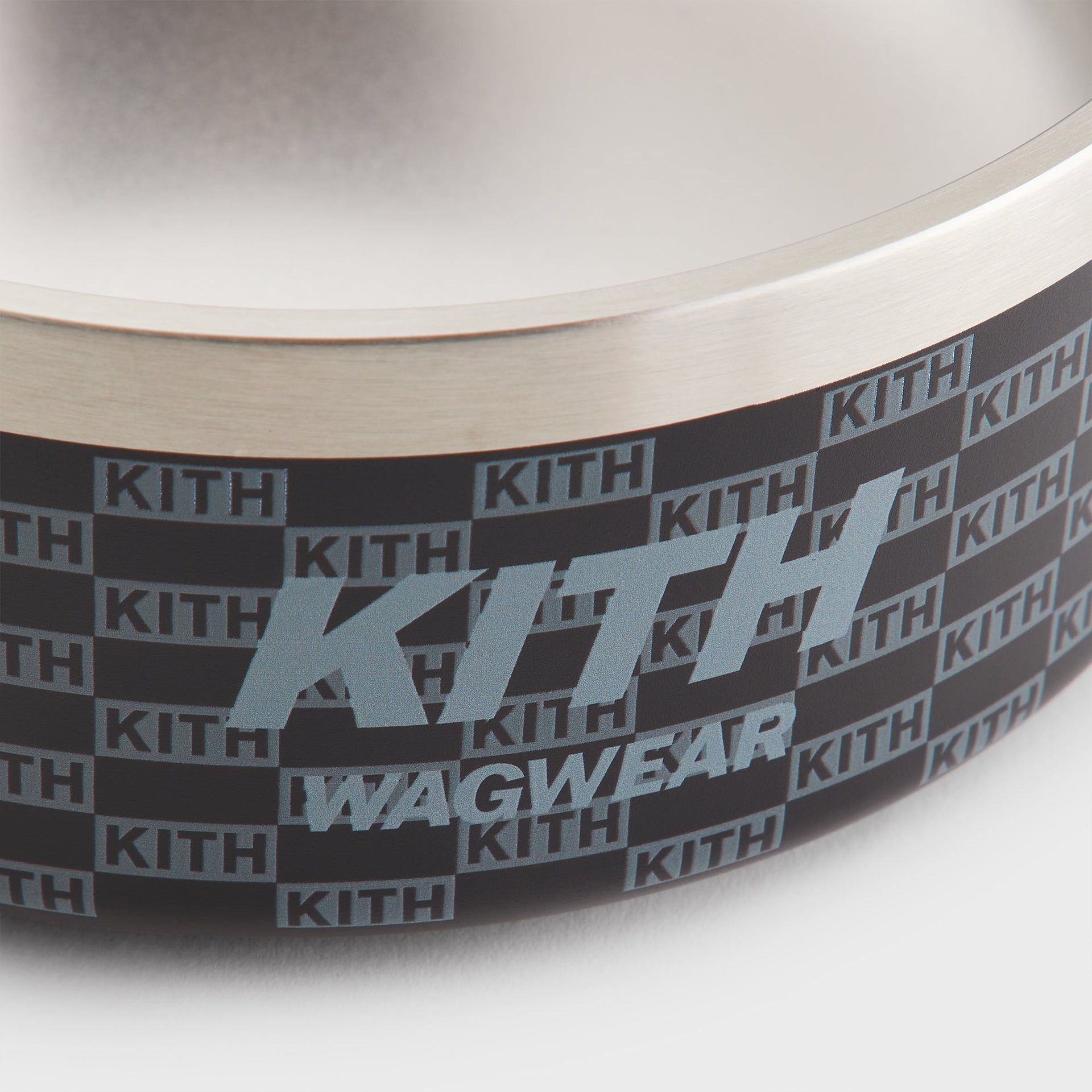 Kith for wagwear Metal Dog Bowl - Black