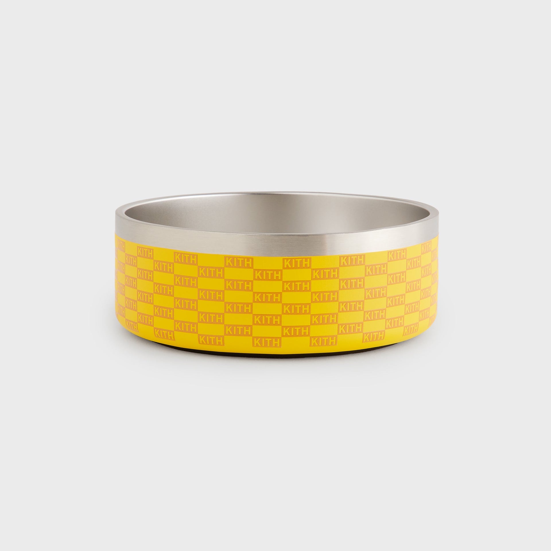 Kith for wagwear Metal Dog Bowl - Yellow