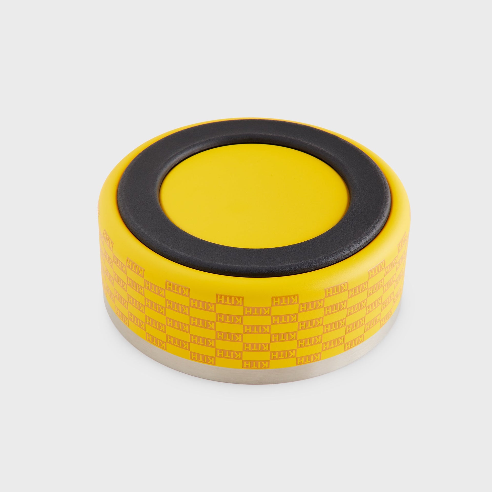 Kith for wagwear Metal Dog Bowl - Yellow