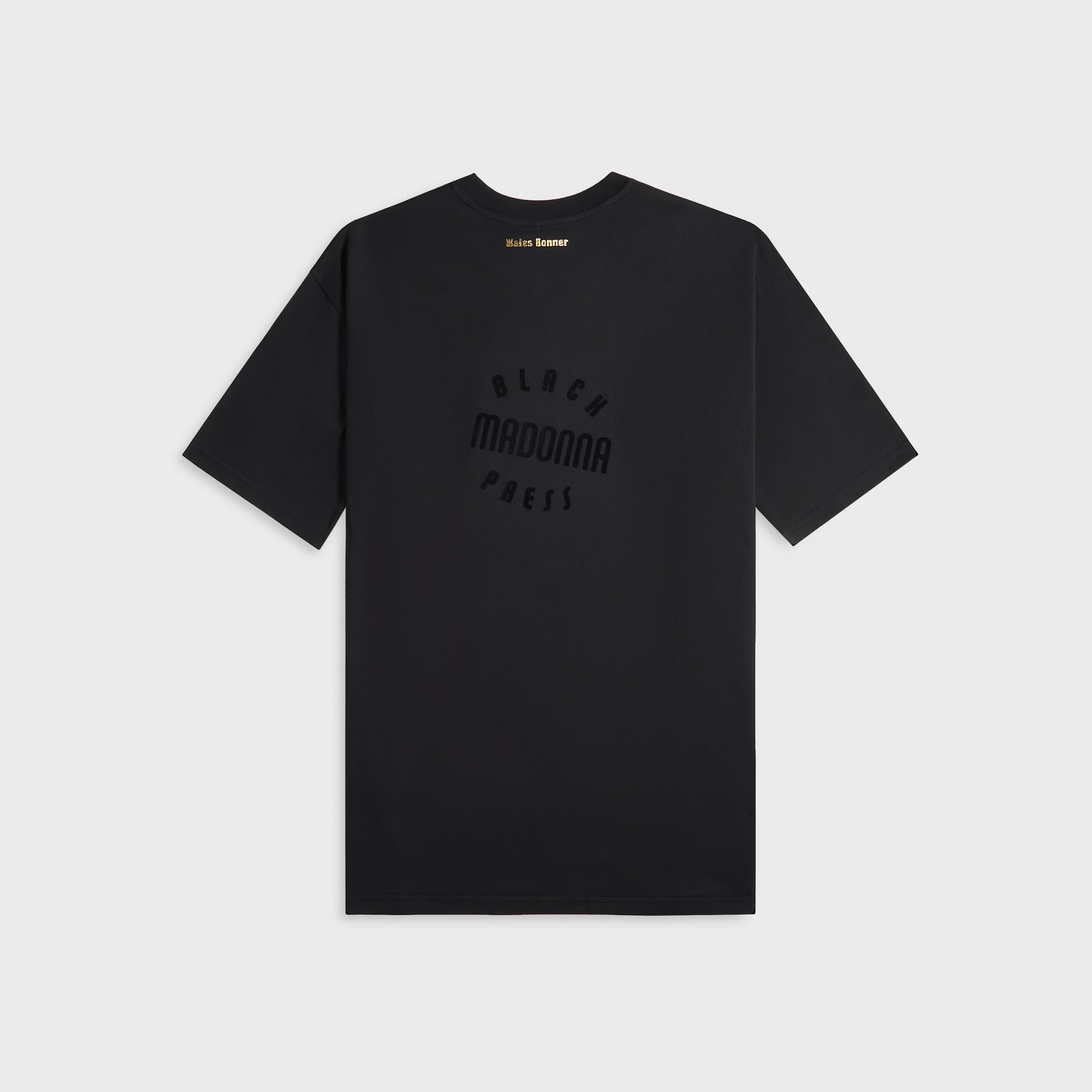 Wales Bonner マドンナTシャツ Wales Bonner Mary Tee - Black – Kith
