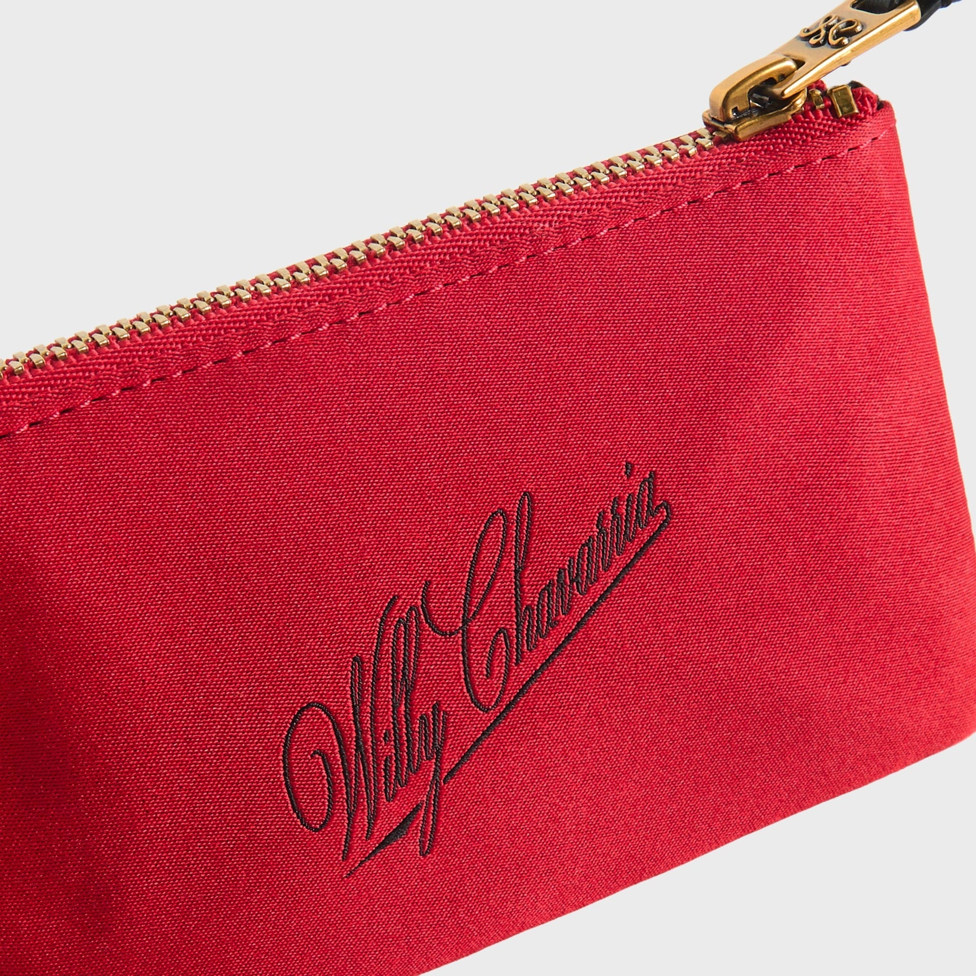 Willy Chavarria Label Wallet - Red Hot
