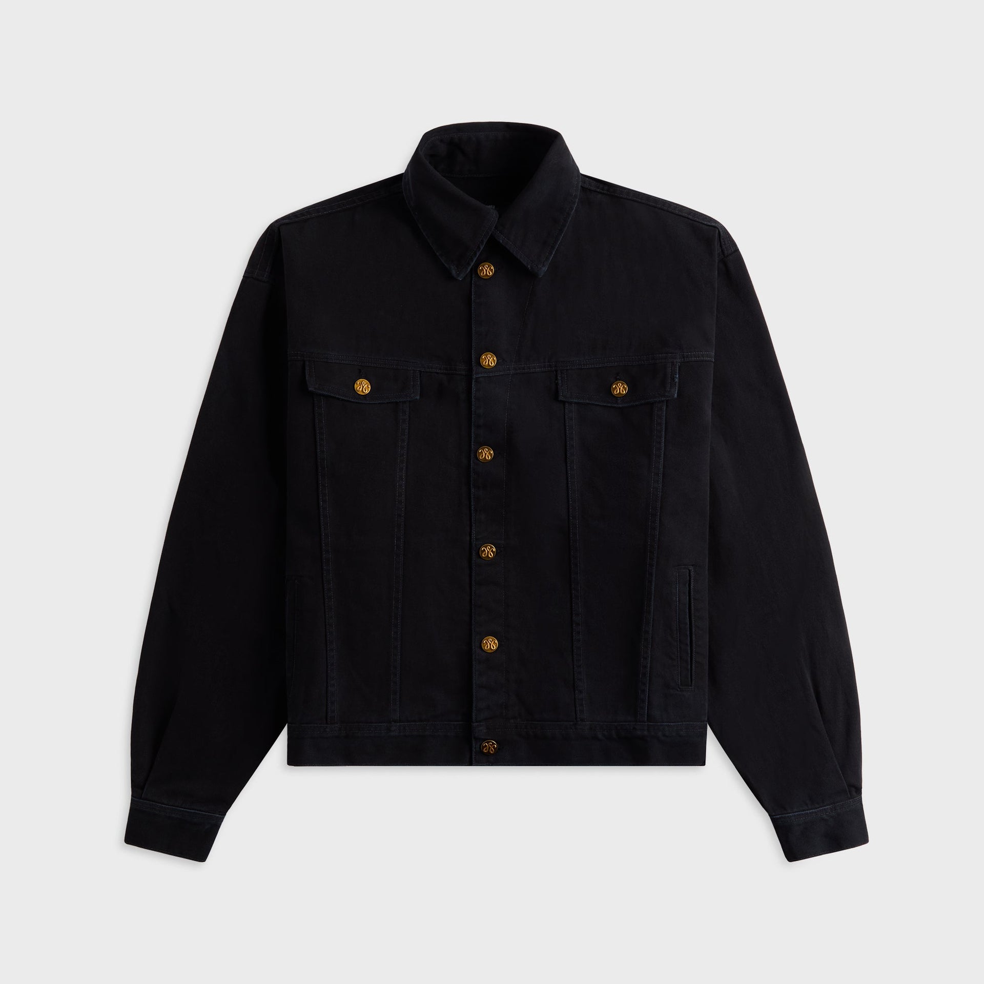 Willy Chavarria Chachi Denim Trucker Jacket - Black