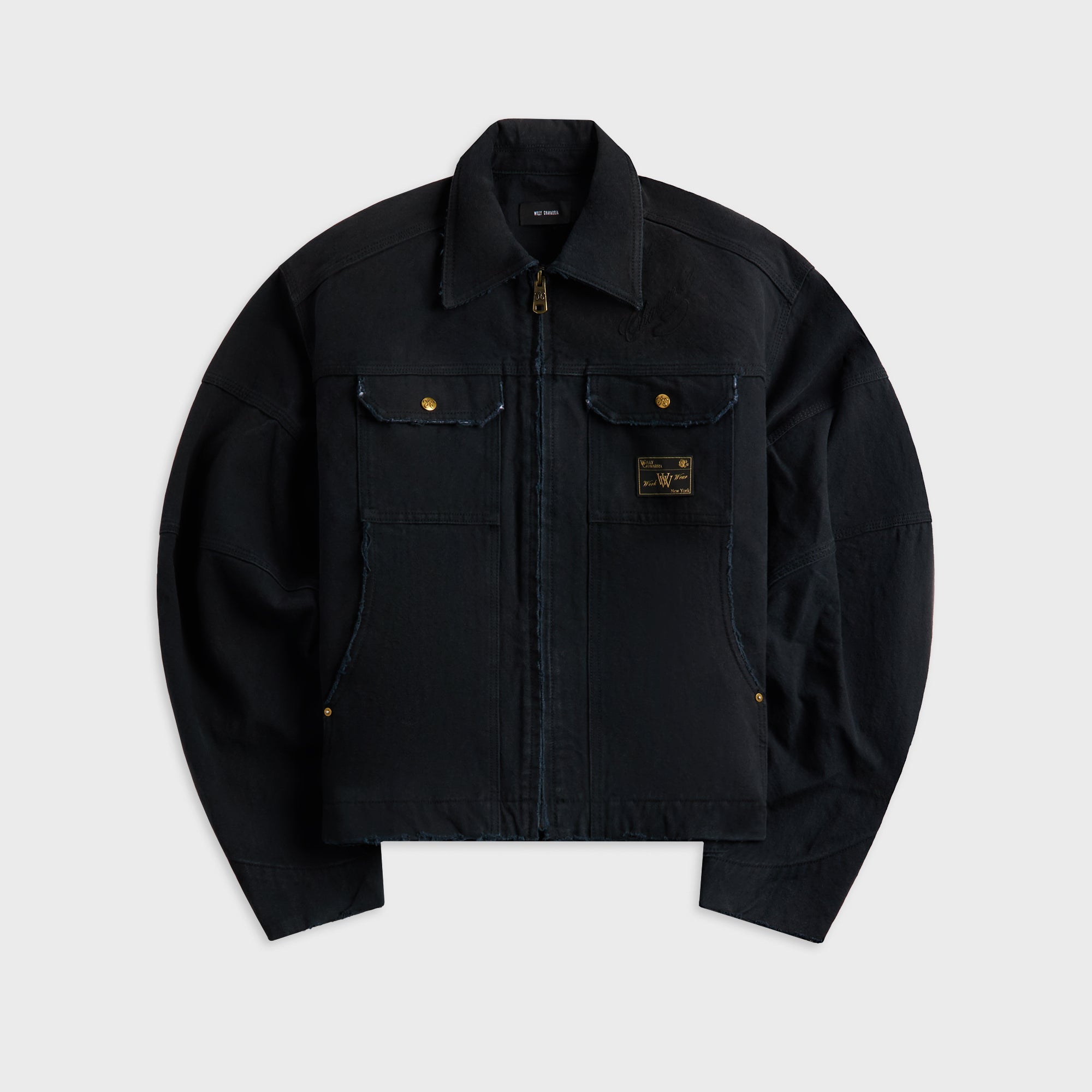 Willy Chavarria Bad Boy Track Jacket - Prussian Blue – Kith