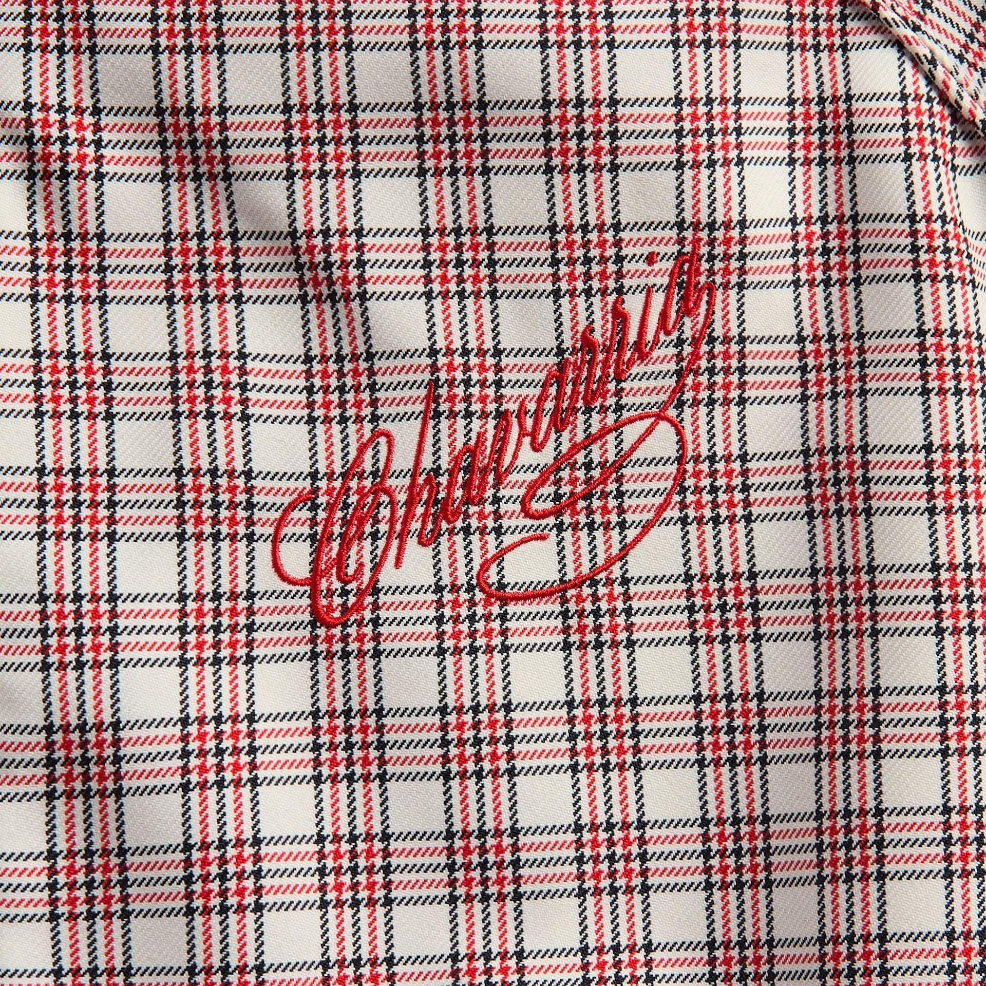 Willy Chavarria Maxfield Ruff Rider Track Jacket - Red / White