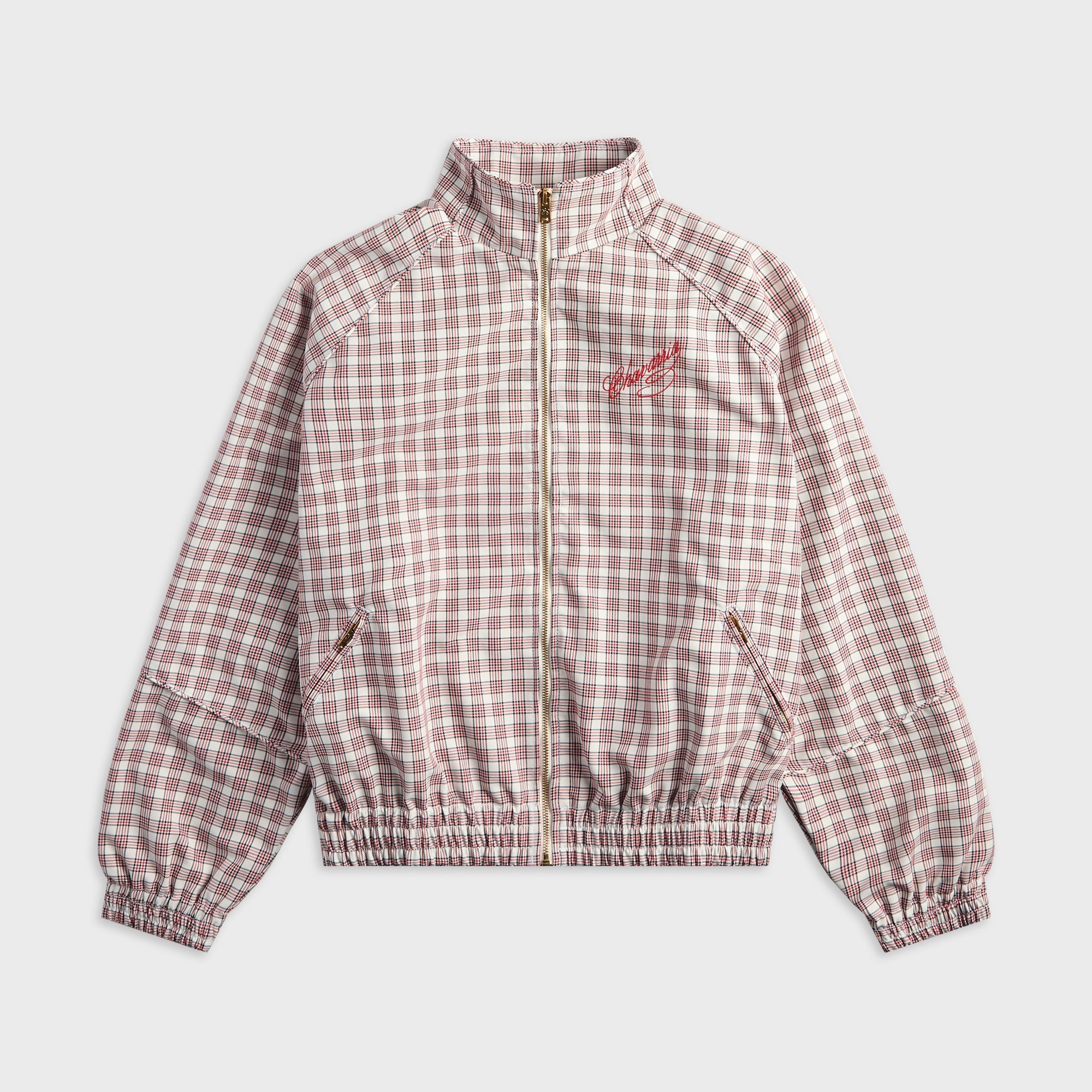 Willy Chavarria Maxfield Ruff Rider Track Jacket - Red / White – Kith