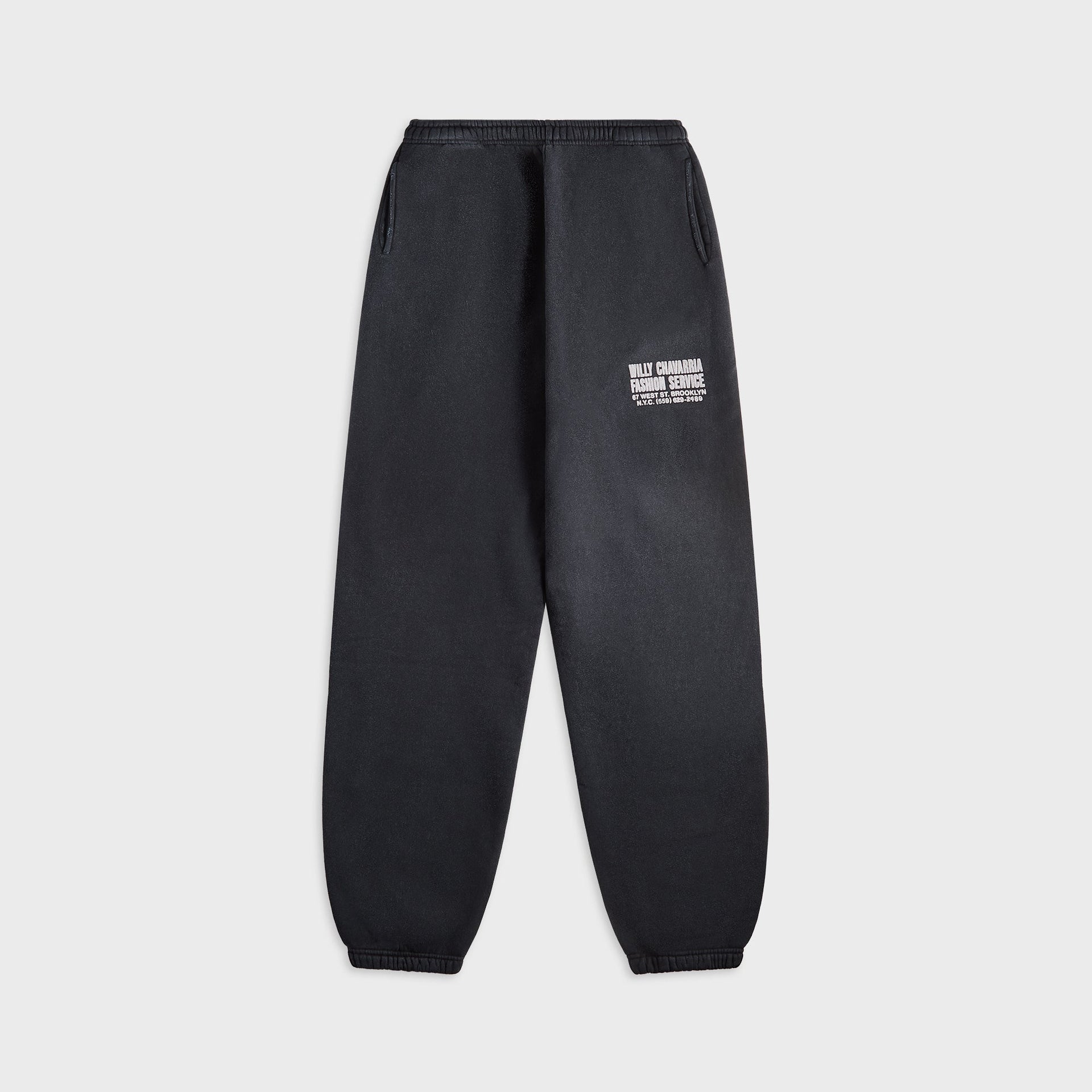 Willy Chavarria Fashion Services Willy Sweatpant - Black