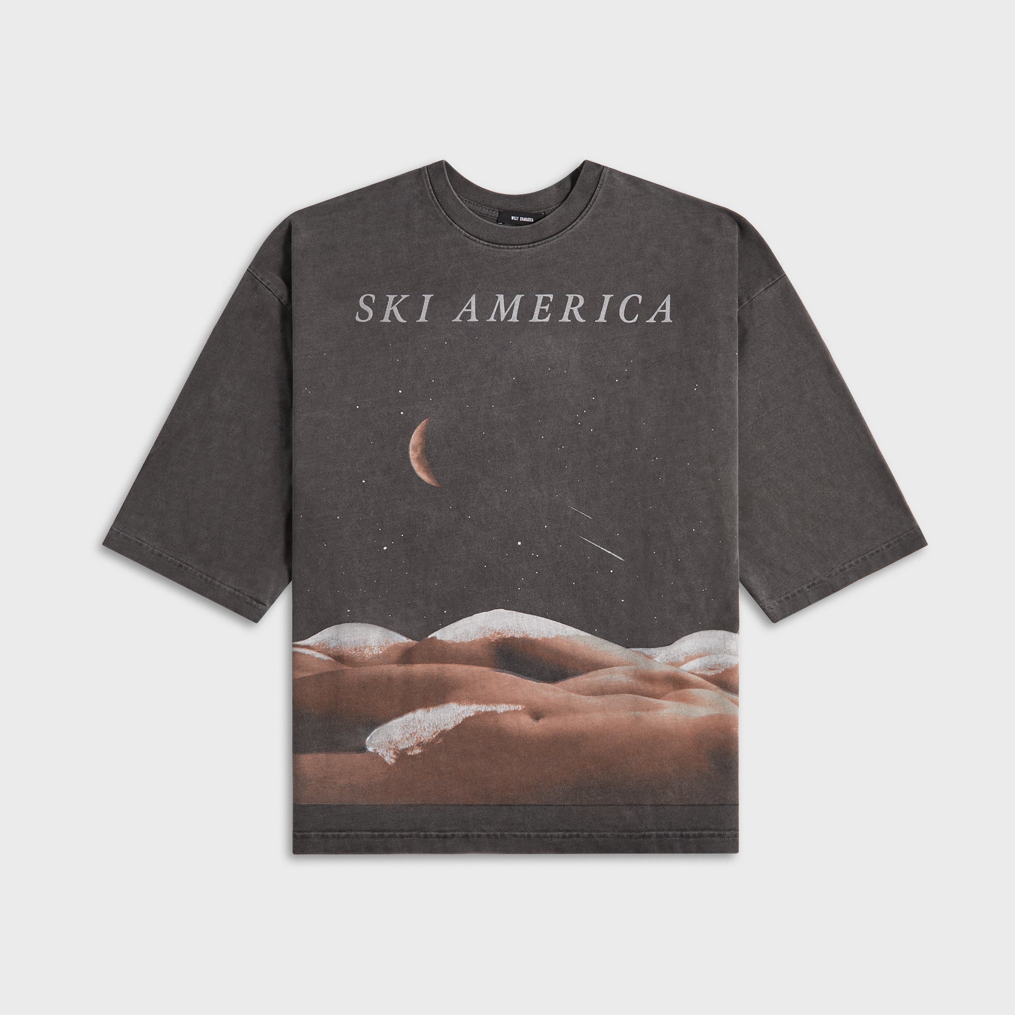 Willy Chavarria Ski America Tee - Black – Kith