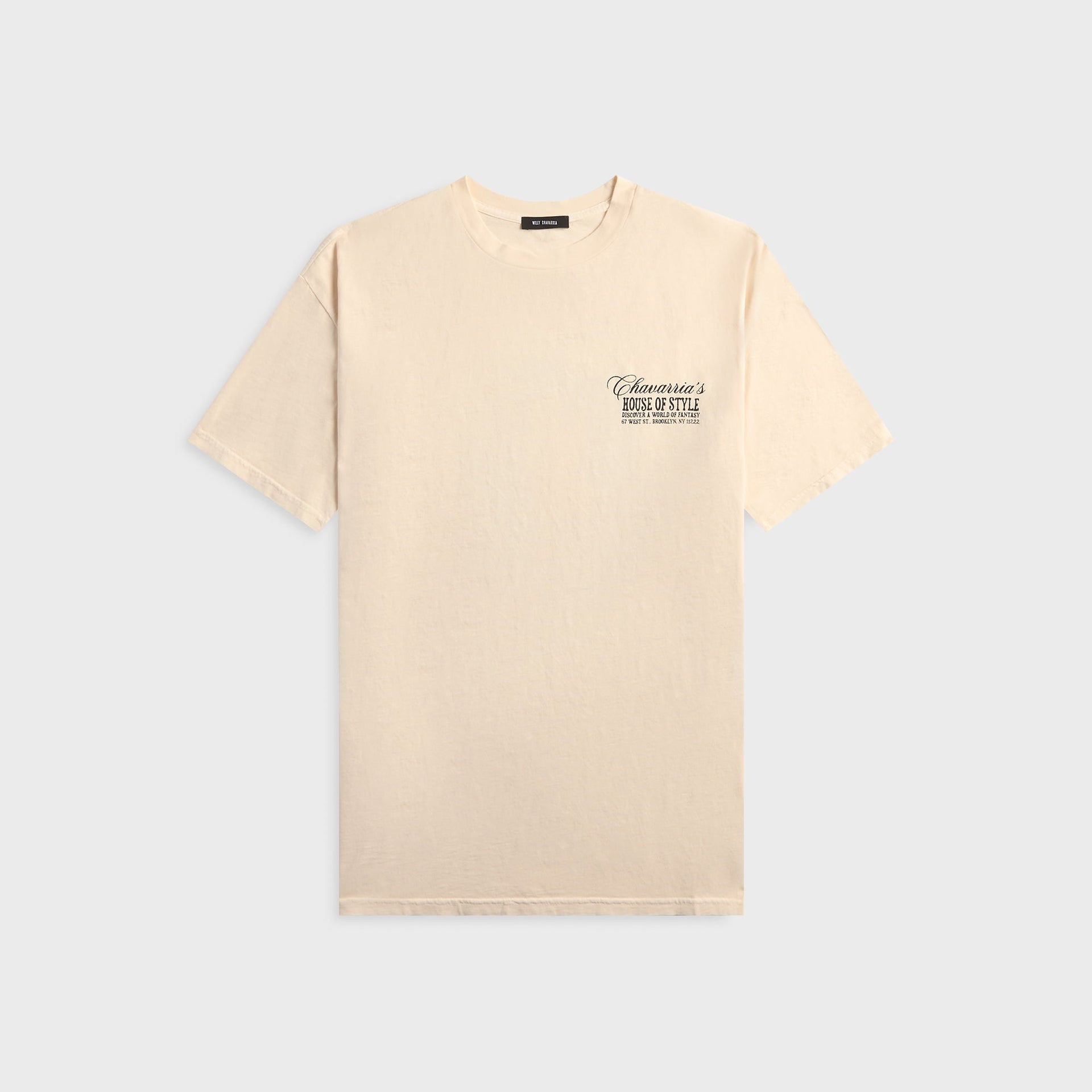 Willy Chavarria House Of Style Easy Tee - Masa