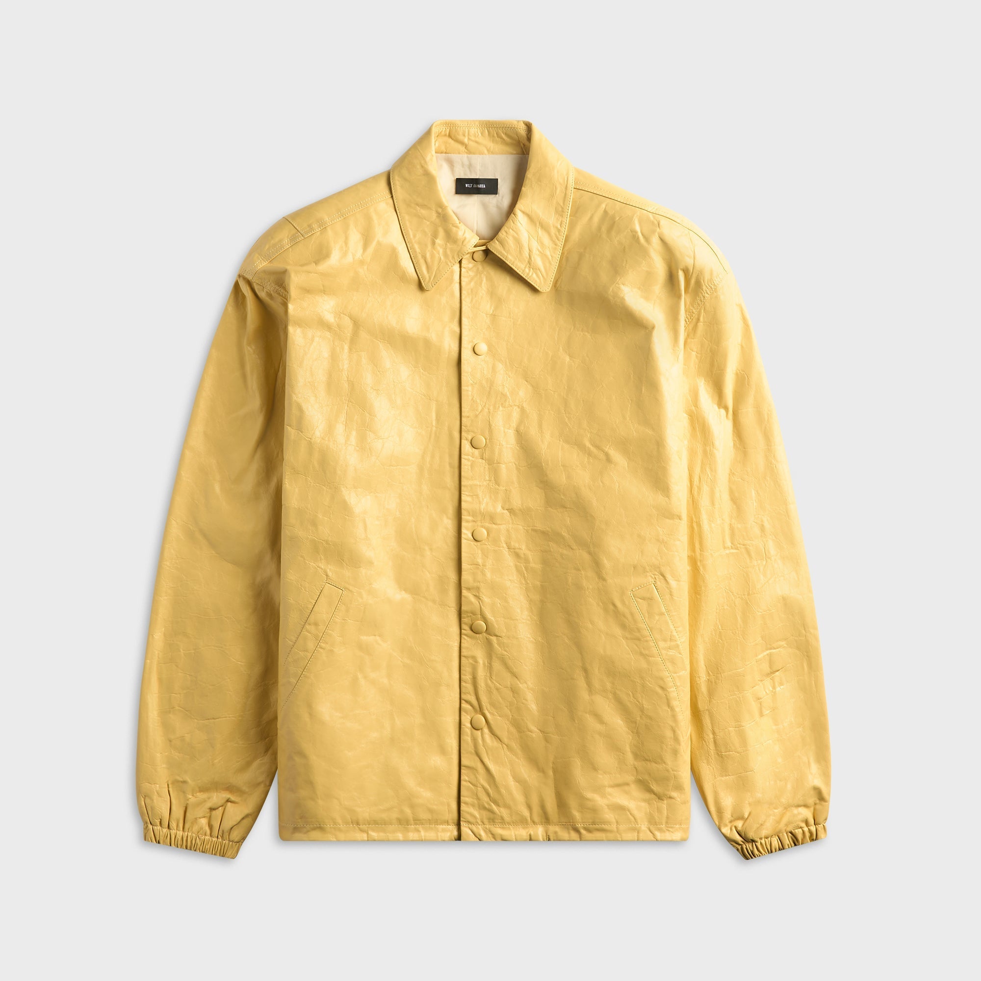 Willy Chavaria Leather Coach Jacket - Butter – Kith