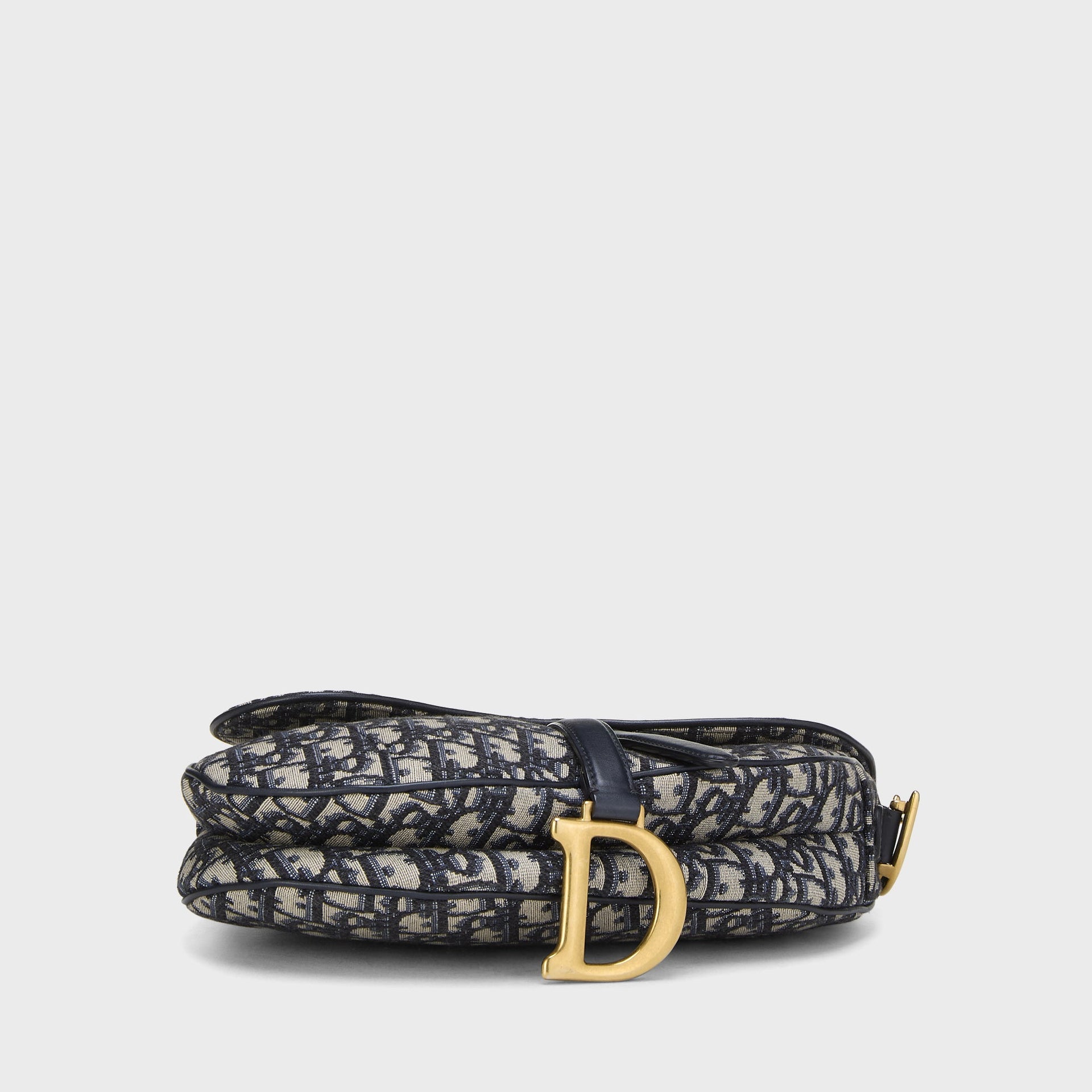 WGACA Dior Navy Trotter Saddle Bag - Navy