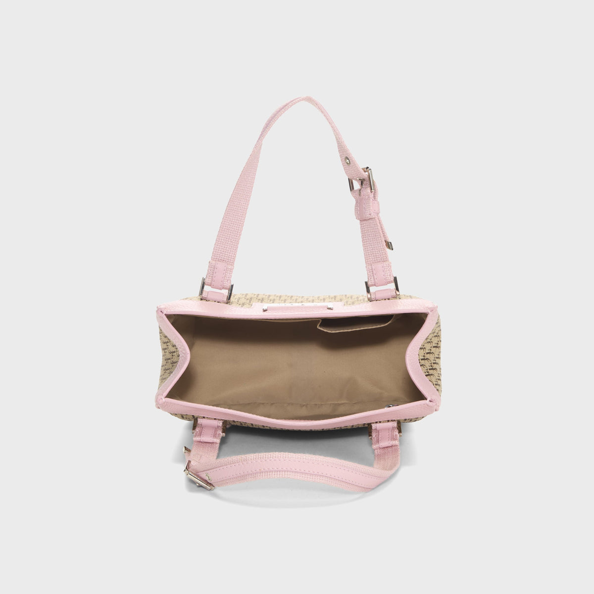 WGACA Christian Dior Monogram Trotter Street Chic Mini Tote Bag - Pink
