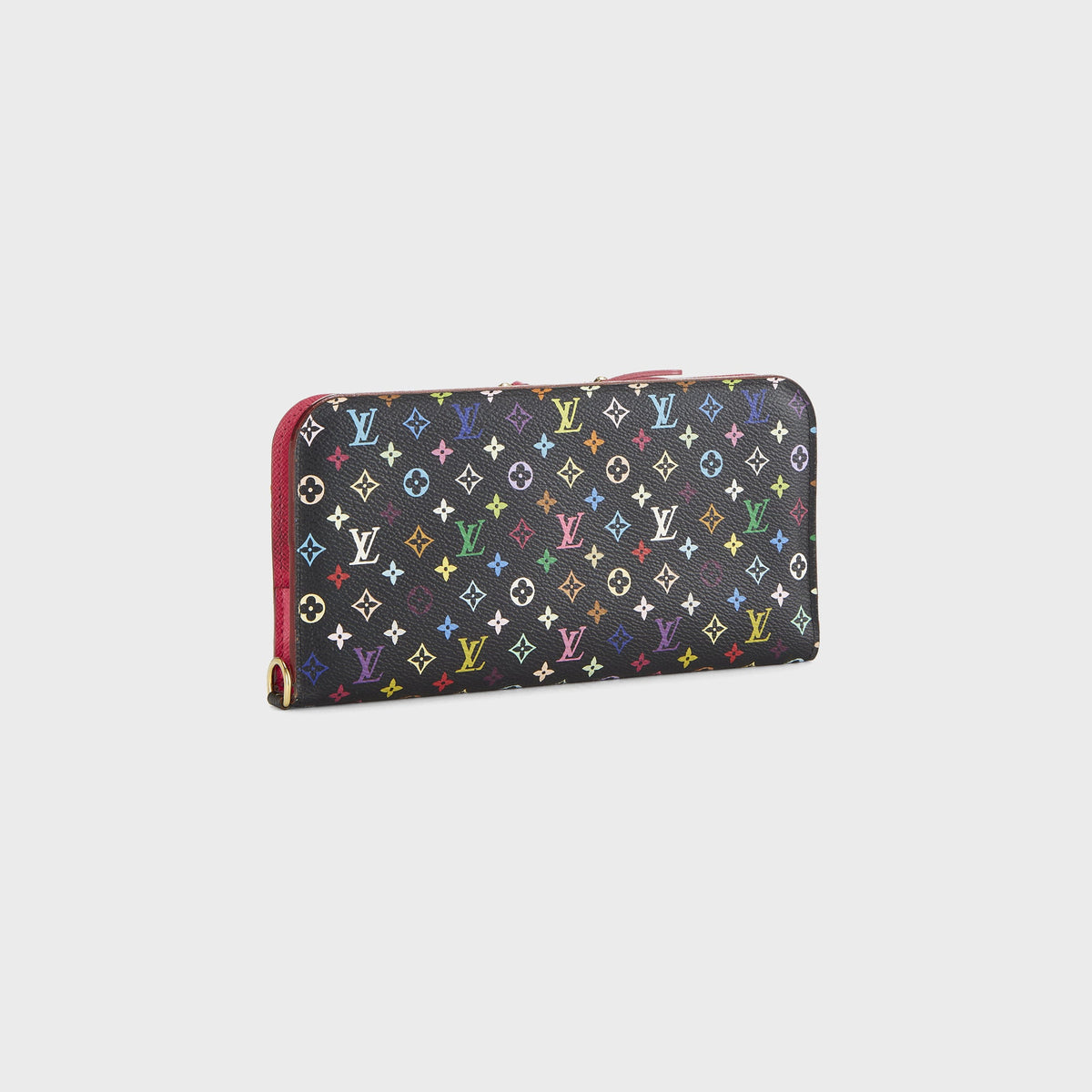 WGACA Louis Vuitton x Takashi Murakami Monogram Zippy Wallet - Black / Multi