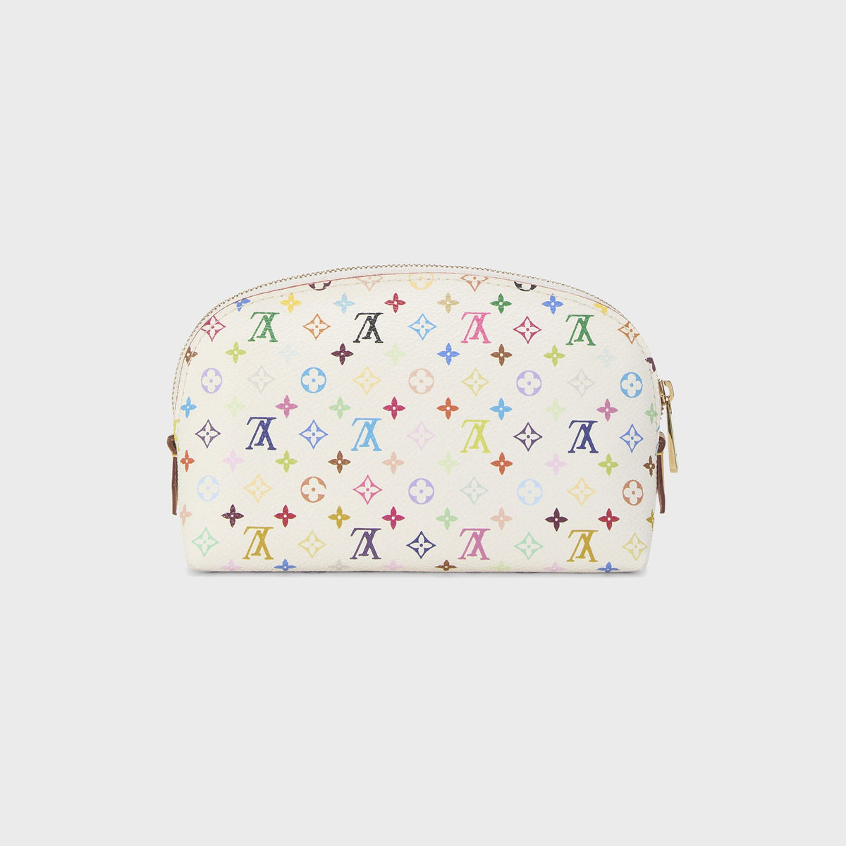 WGACA Louis Vuitton x Takashi Murakami Pochette Cosmetic PM Bag - White / Multi