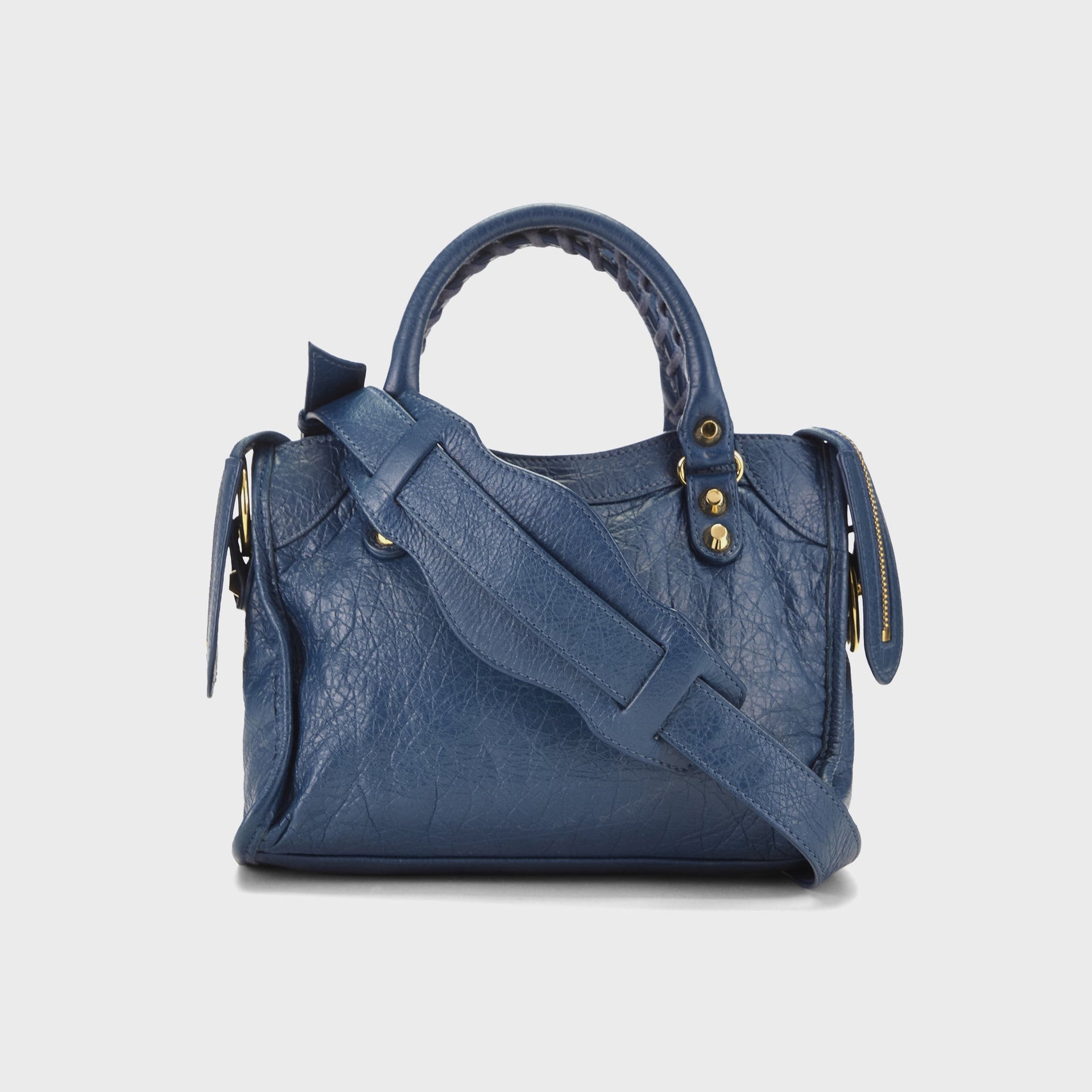 WGACA Balenciaga Agneau Classic City Bag Mini - Blue