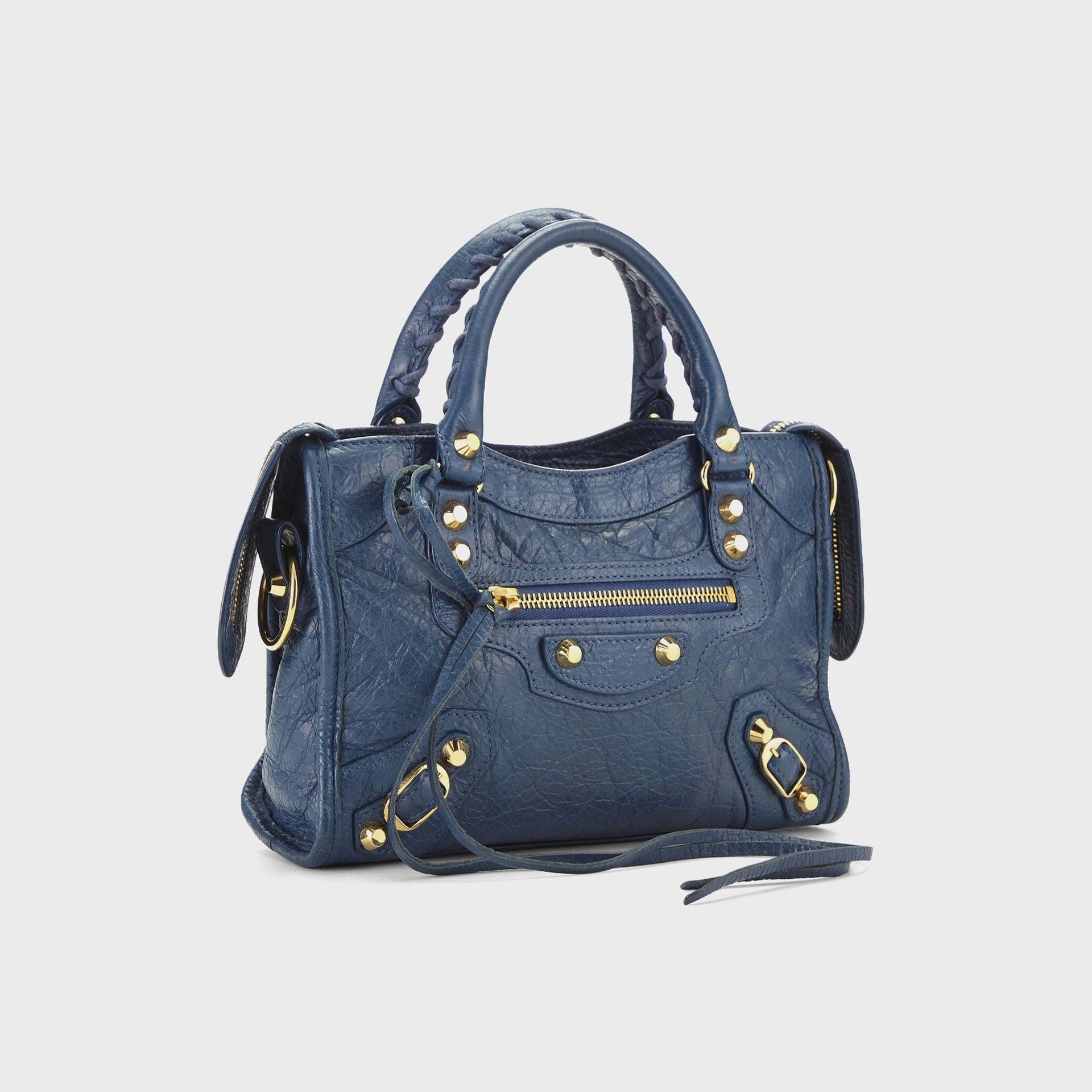 WGACA Balenciaga Agneau Classic City Bag Mini - Blue