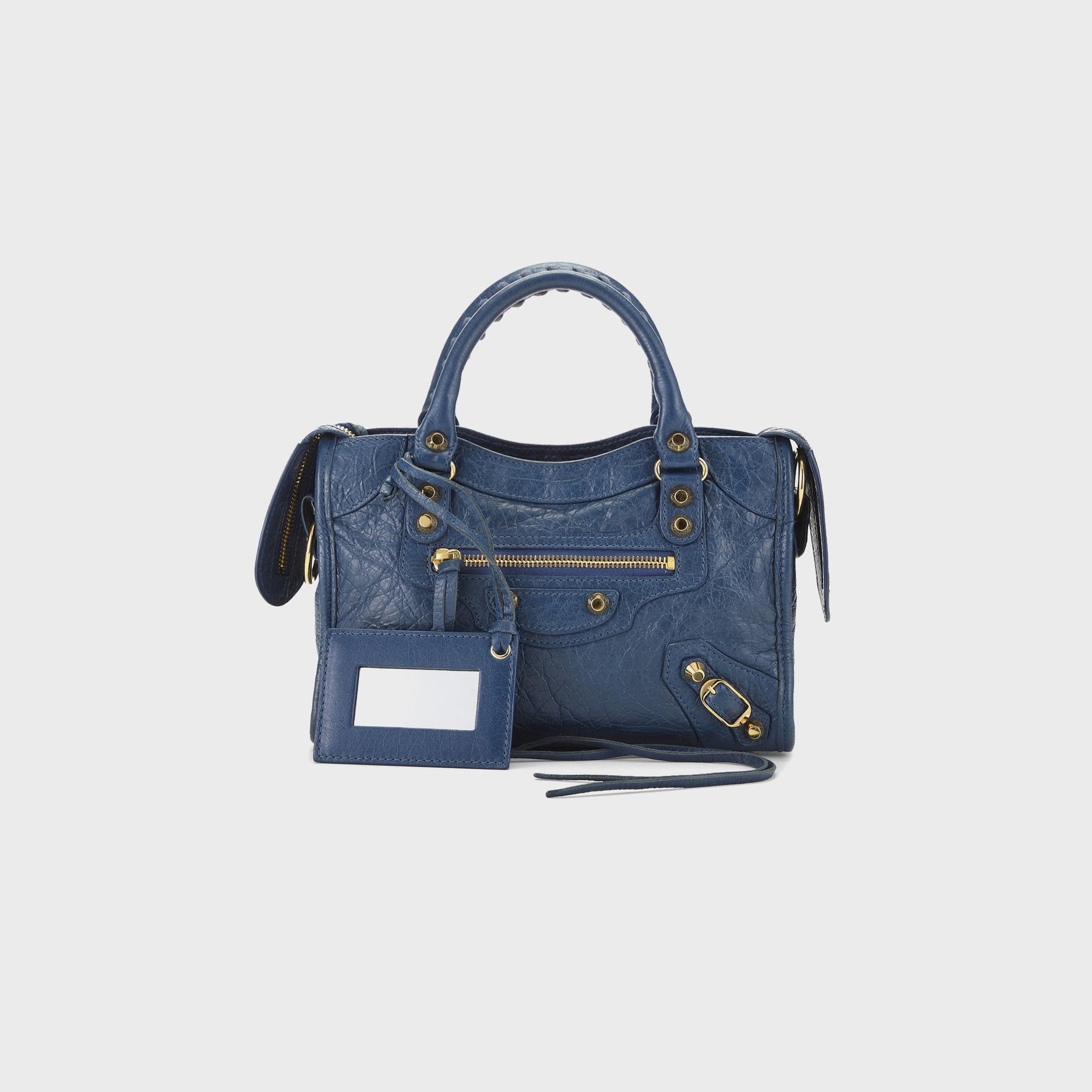 WGACA Balenciaga Agneau Classic City Bag Mini - Blue