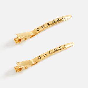 WGACA Chanel Hairclips - Gold