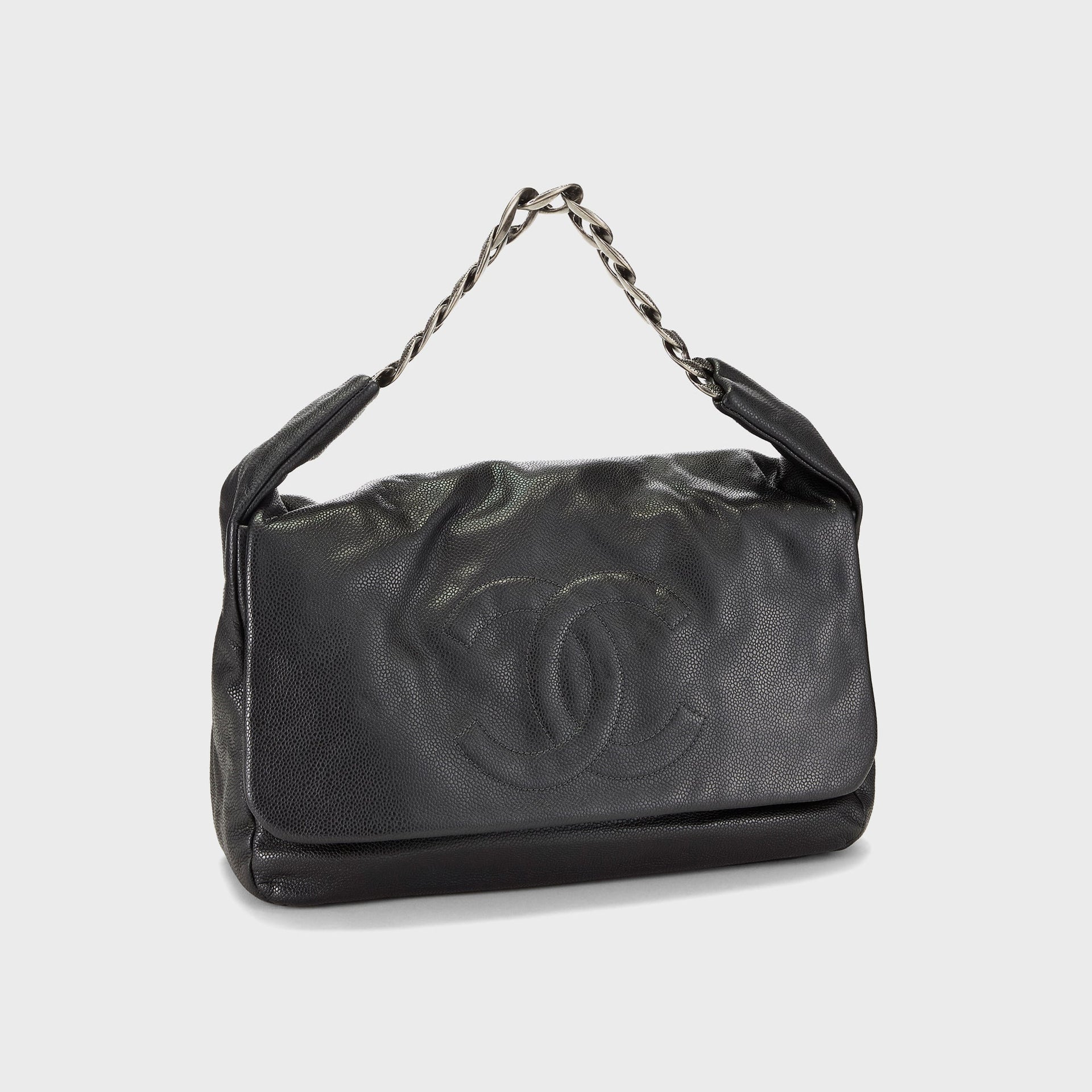 WGACA Chanel Caviar 31 Hobo - Black