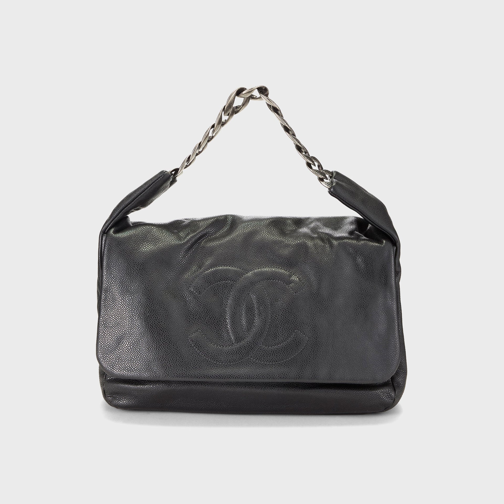 WGACA Chanel Caviar 31 Hobo - Black