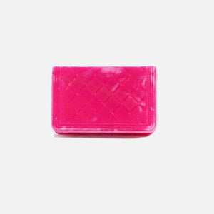 WGACA Chanel Velvet Boy Wallet on Chain - Pink