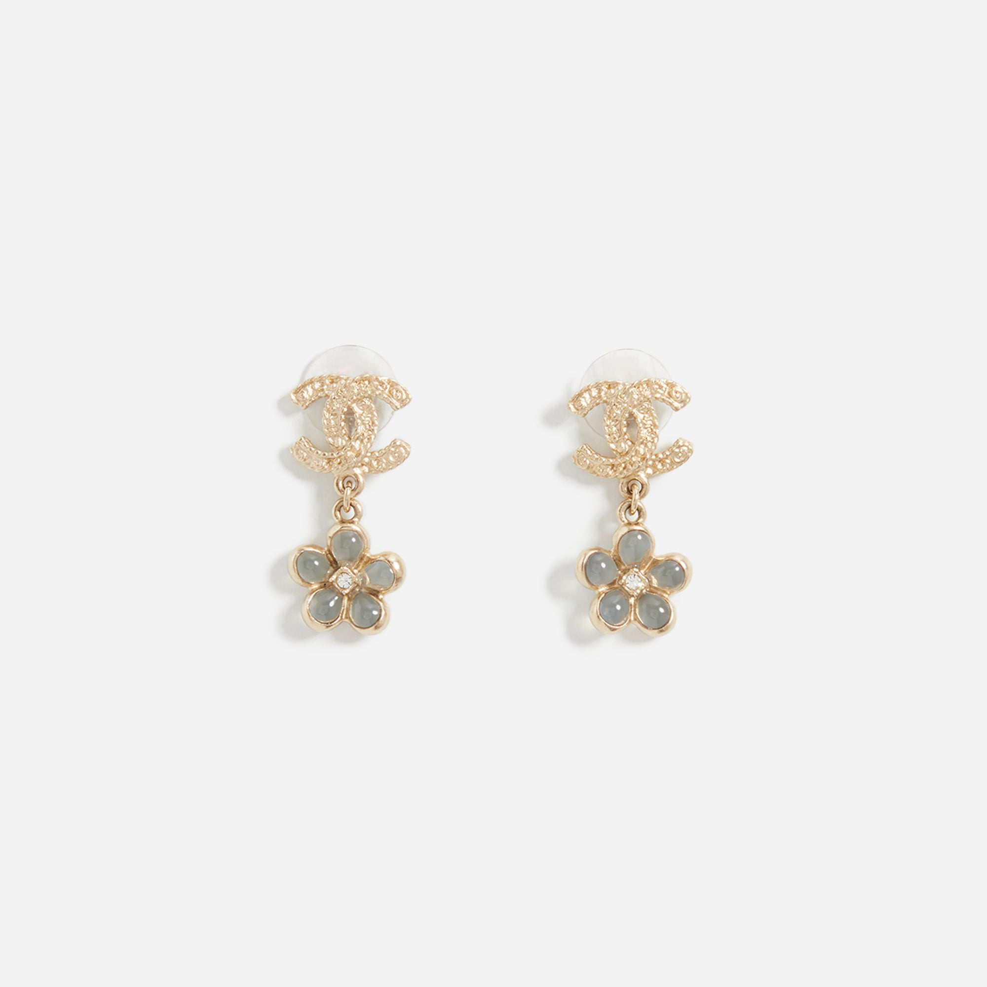 Chanel Gold 'CC' Abstract Earrings Q6J16017DB010, WGACA in 2023