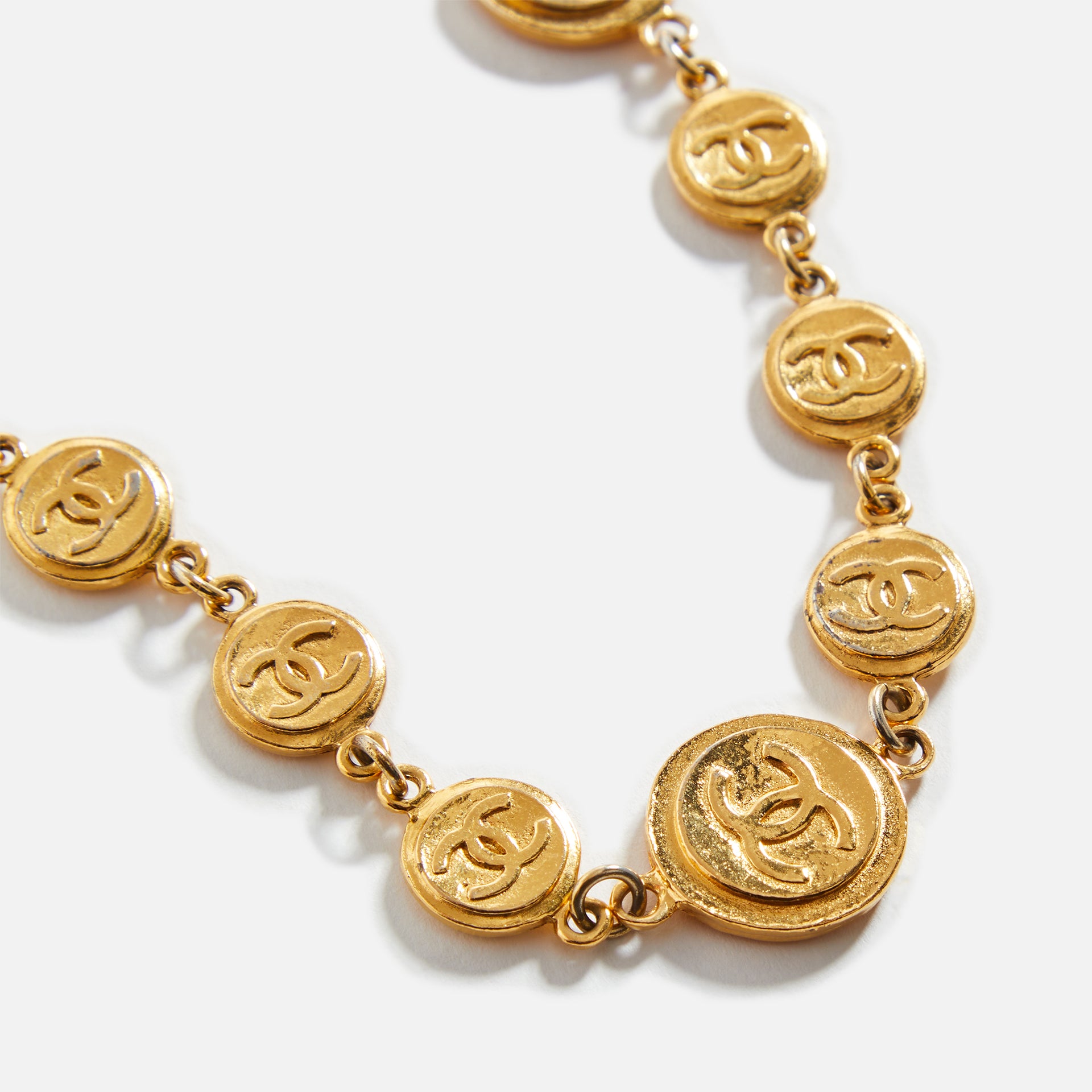 WGACA x Chanel Small Coins Necklace - Gold