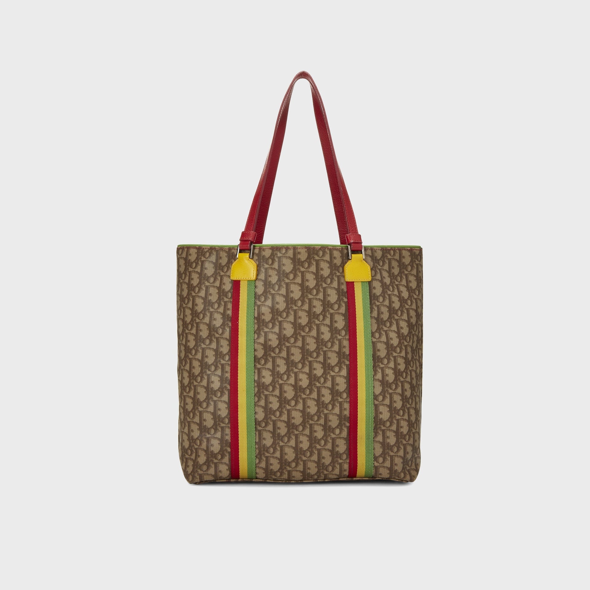 WGACA Dior Rasta Trotter Tote Bag - Brown