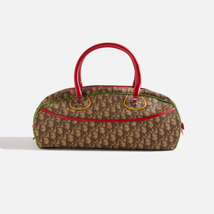 What Goes Around Comes Around Dior Coated Canvas Rasta Bowler - Brown