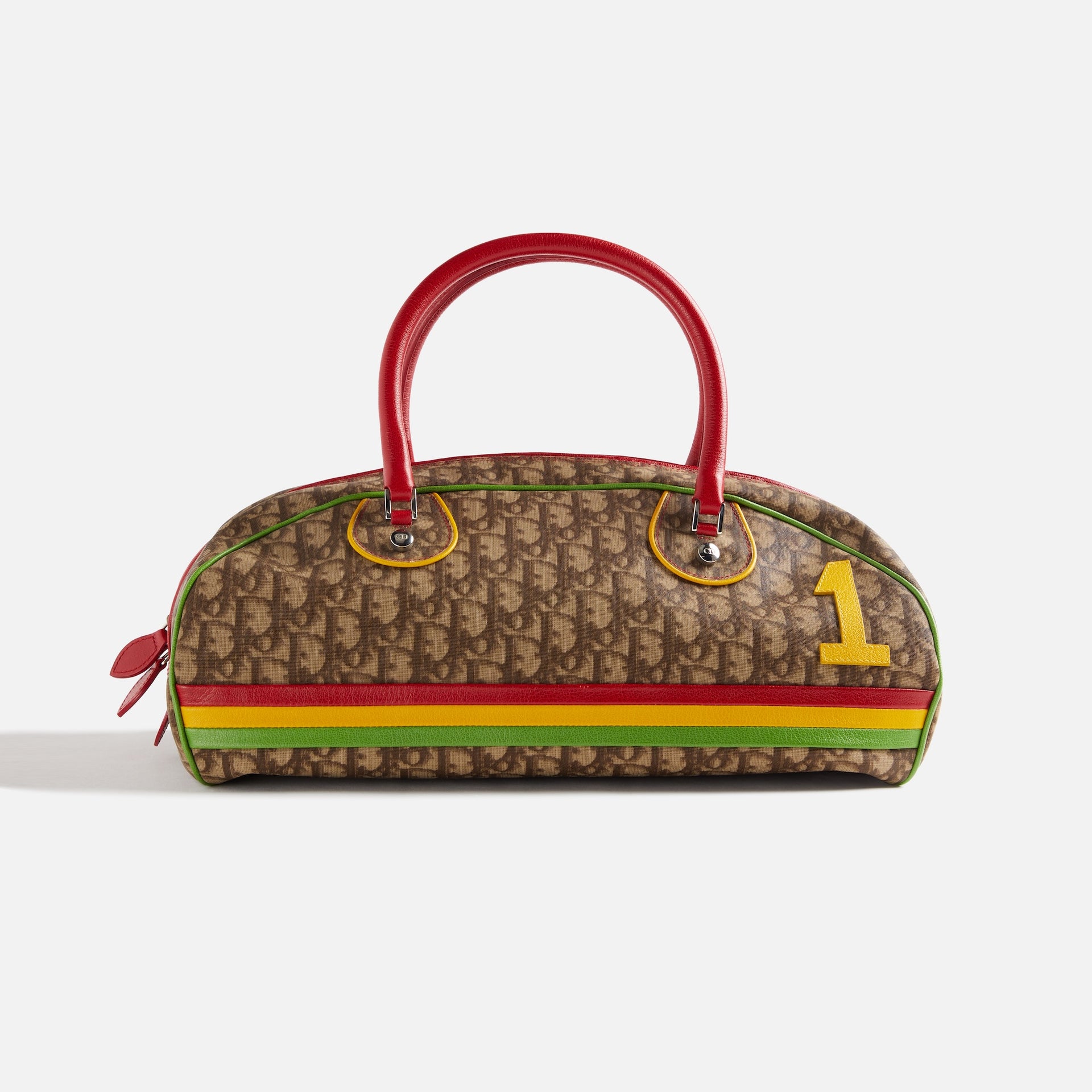 WGACA Dior Coated Canvas Rasta Bowler - Brown