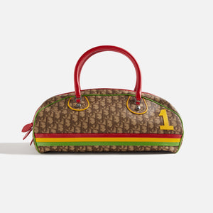 What Goes Around Comes Around Dior Coated Canvas Rasta Bowler - Brown