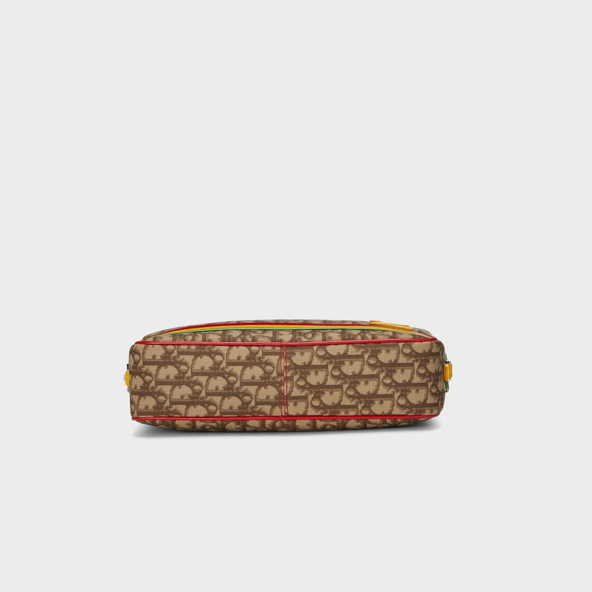 WGACA Dior Oblique Rasta Camera Bag - Brown