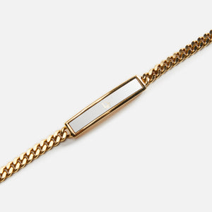WGACA Dior Gold Nameplate Bracelet - Gold