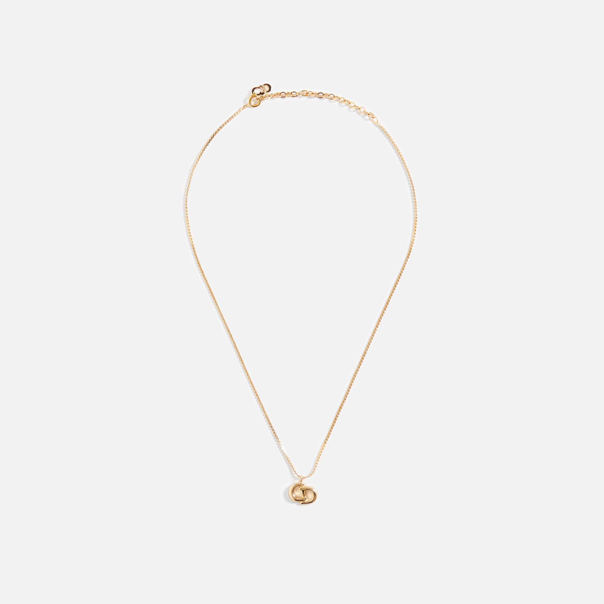WGACA Dior CD Necklace - Gold