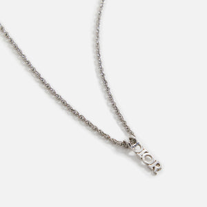 WGACA Dior Logo Necklace - Silver