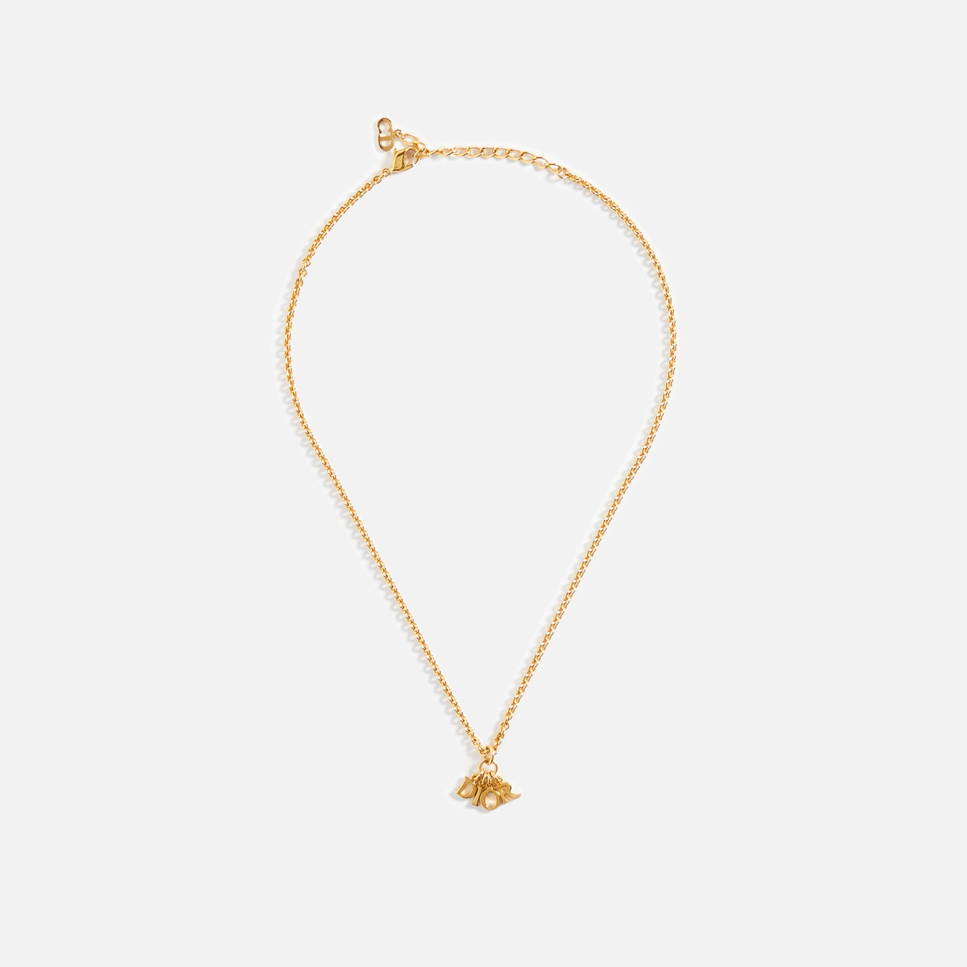 WGACA Dior Letters Necklace - Gold