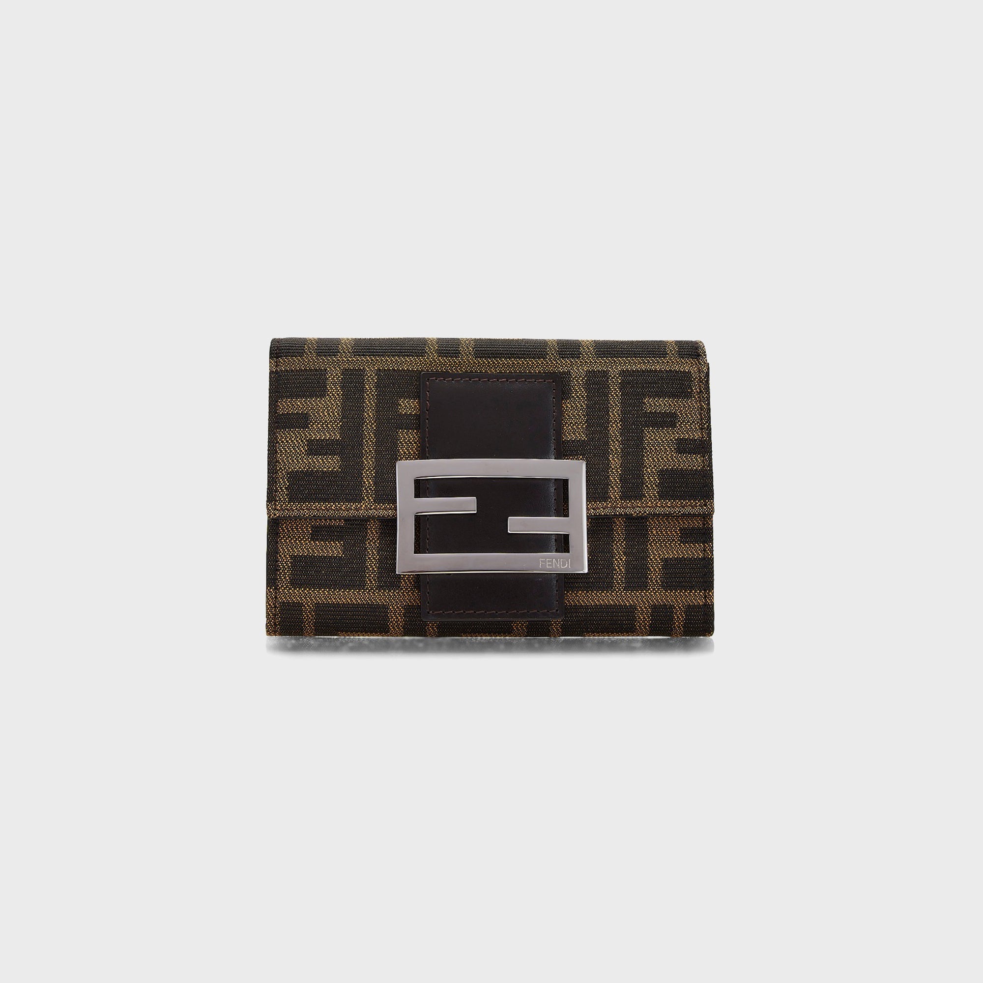 WGACA Fendi Zucca Compact Wallet - Brown – Kith