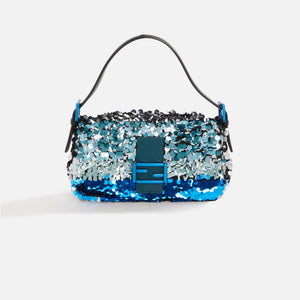 Fendi blue sequin baguette Clearance