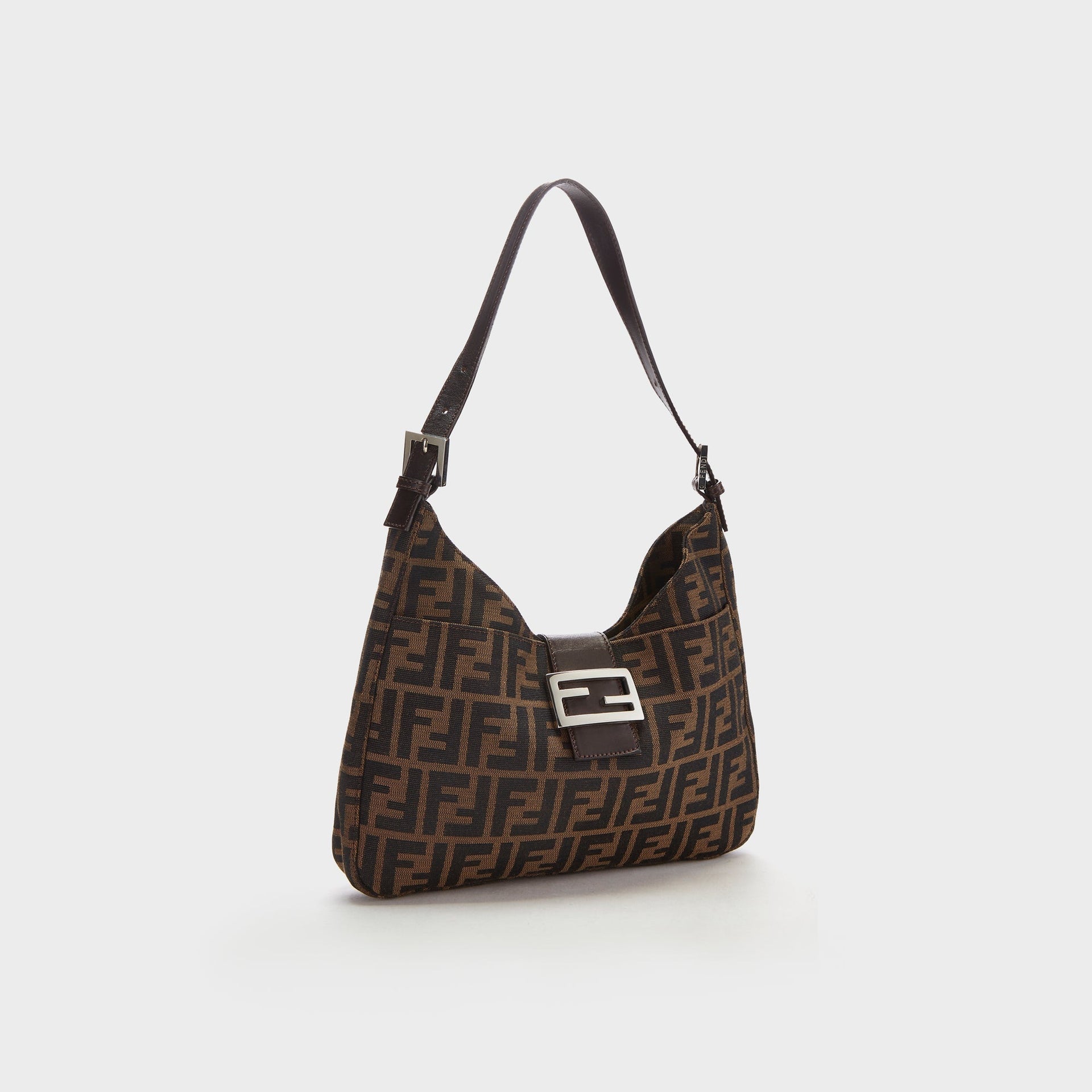 WGACA Fendi Zucca Shoulder - Brown