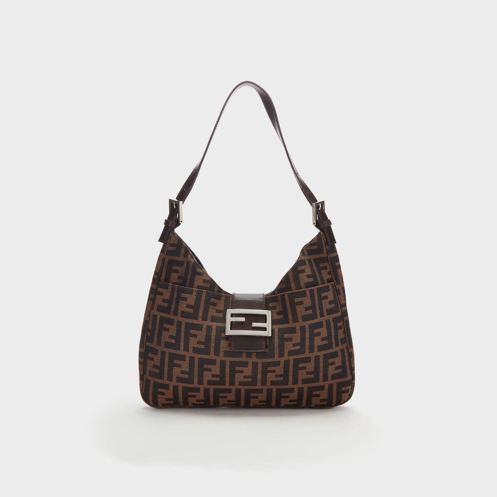 WGACA Fendi Zucca Shoulder - Brown