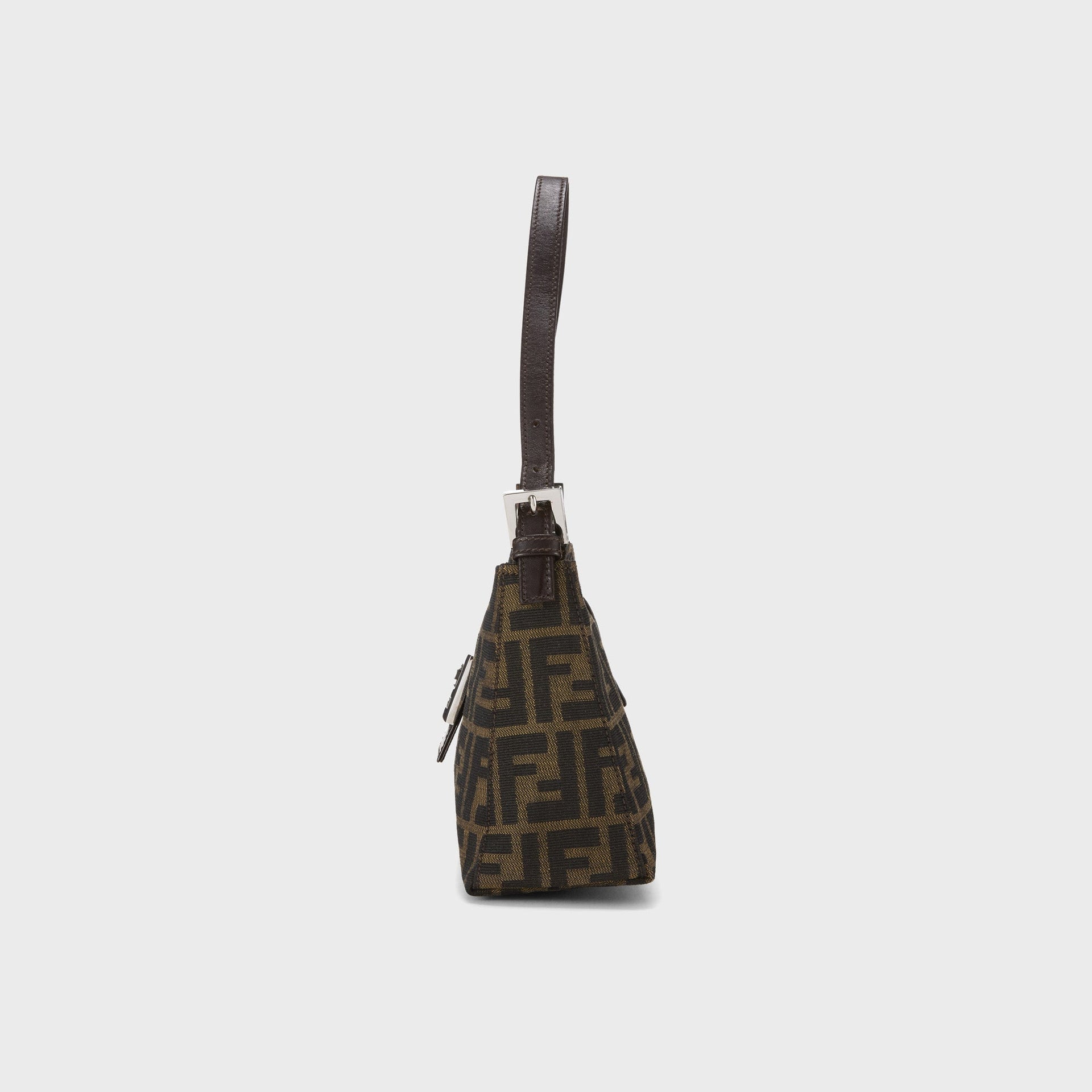 WGACA Fendi Zucca Canvas Shoulder Bag - Brown