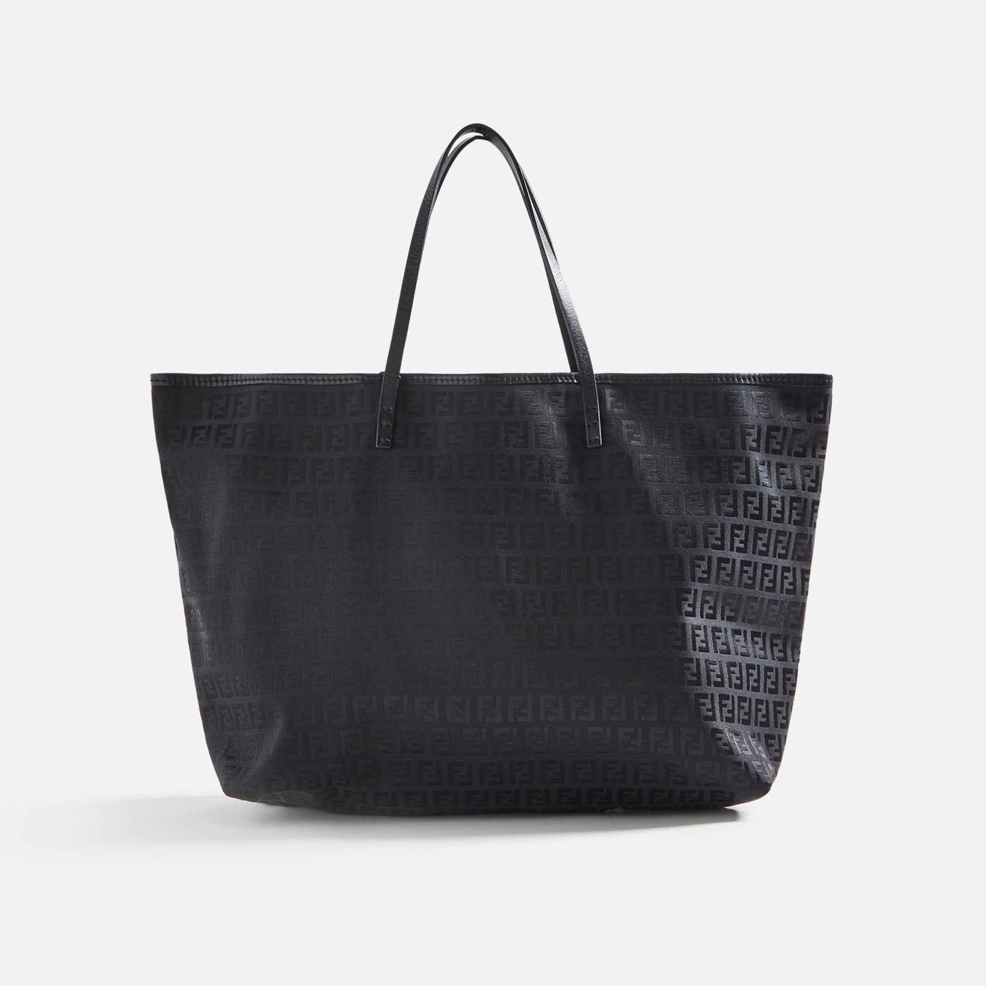 WGACA Fendi Zucchino Tote - Black