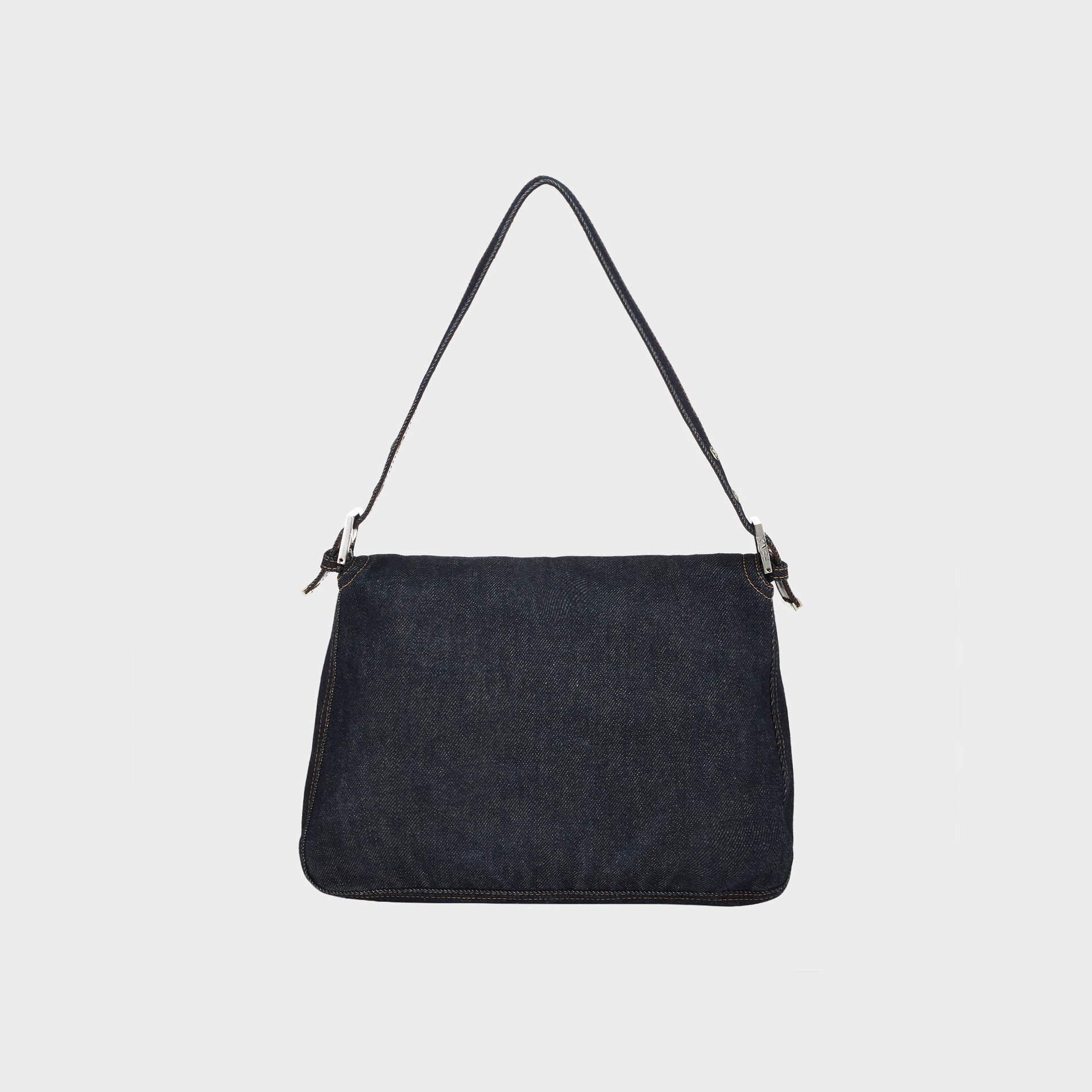 WGACA Fendi Denim Mama Baguette - Blue